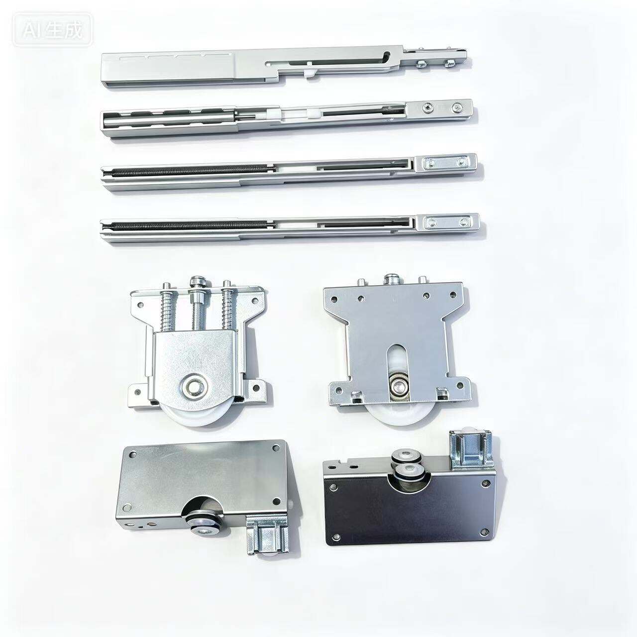 Rullegardinstolper til skubbedøre – Heavy Duty garderobeskinner med hjul til glat og stille funktion