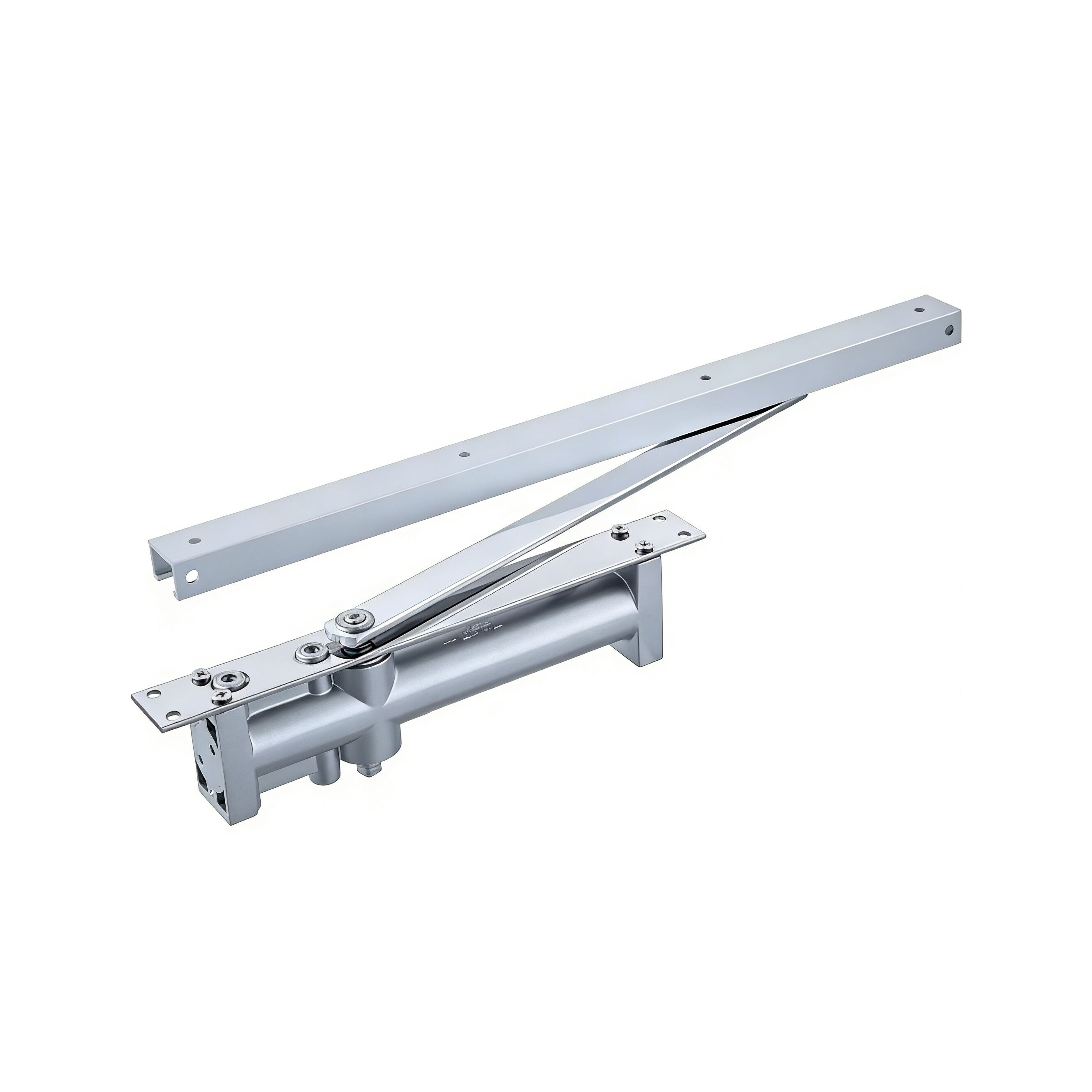 Adjustable Smooth Swing Concealed Overhead Hydraulic Door Closer with Fire Rated Metal Arm for Hotels & Commercial Use