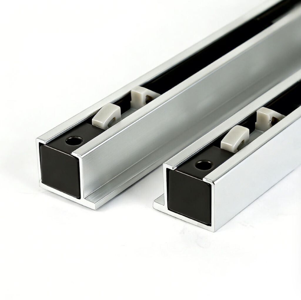 Moderne, holdbare aluminiums dørbeslag – skjulte, sporfrie skyvedørkomponenter for badekammer- og soveromsdører