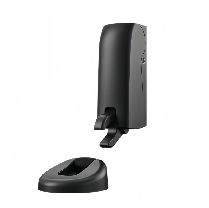No-Drill Door Stopper – Hydraulic Wall/Door Floor Stopper for Ultra-Slim Doors, Anti-Collision, Buffered, Damping, Windproof
