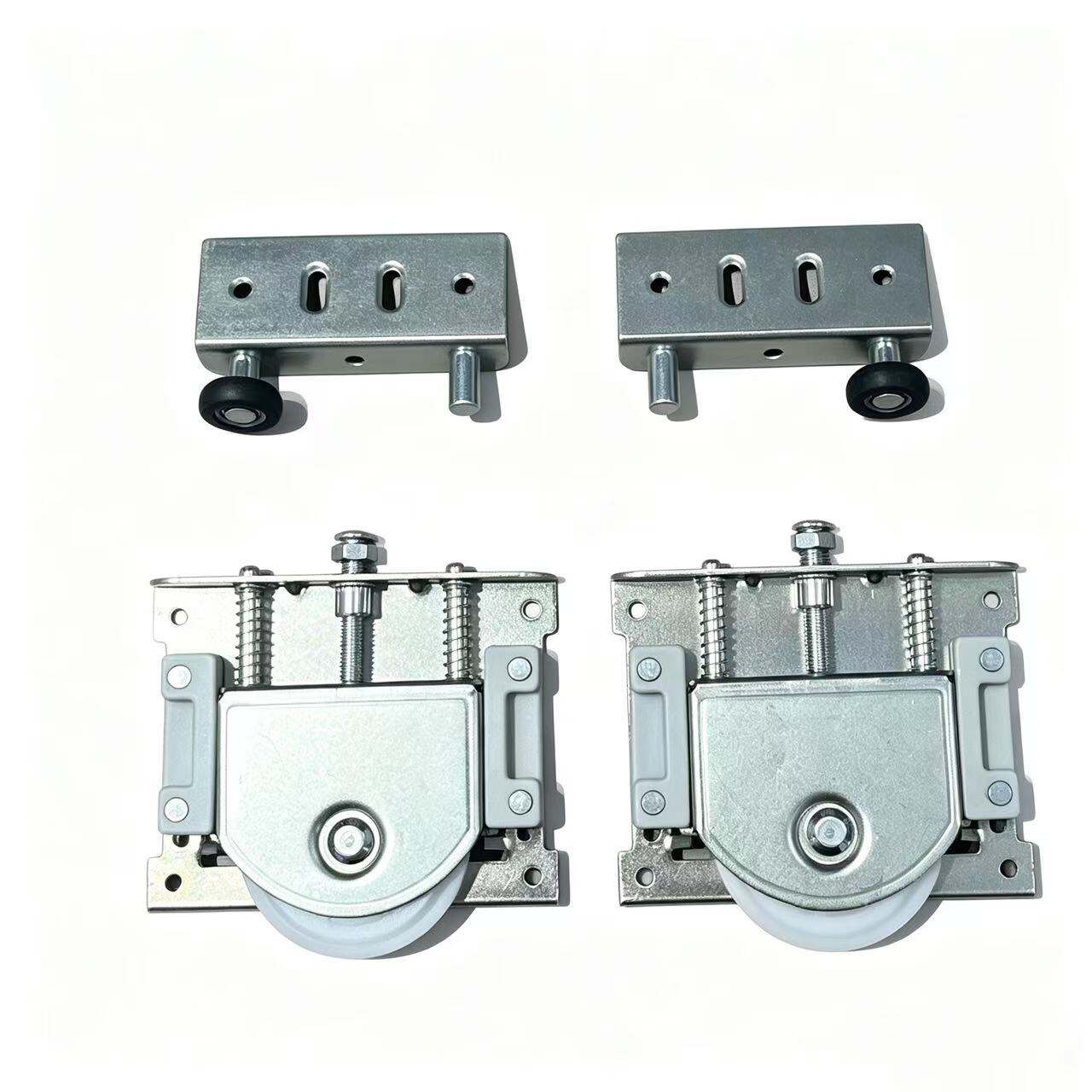 Heavy Duty Wardrobe Roller Set – 2 Top + 2 Bottom Wheels – 55mm Bottom Diameter – Dual-Color Hub Design – For Traders | TL-WP18