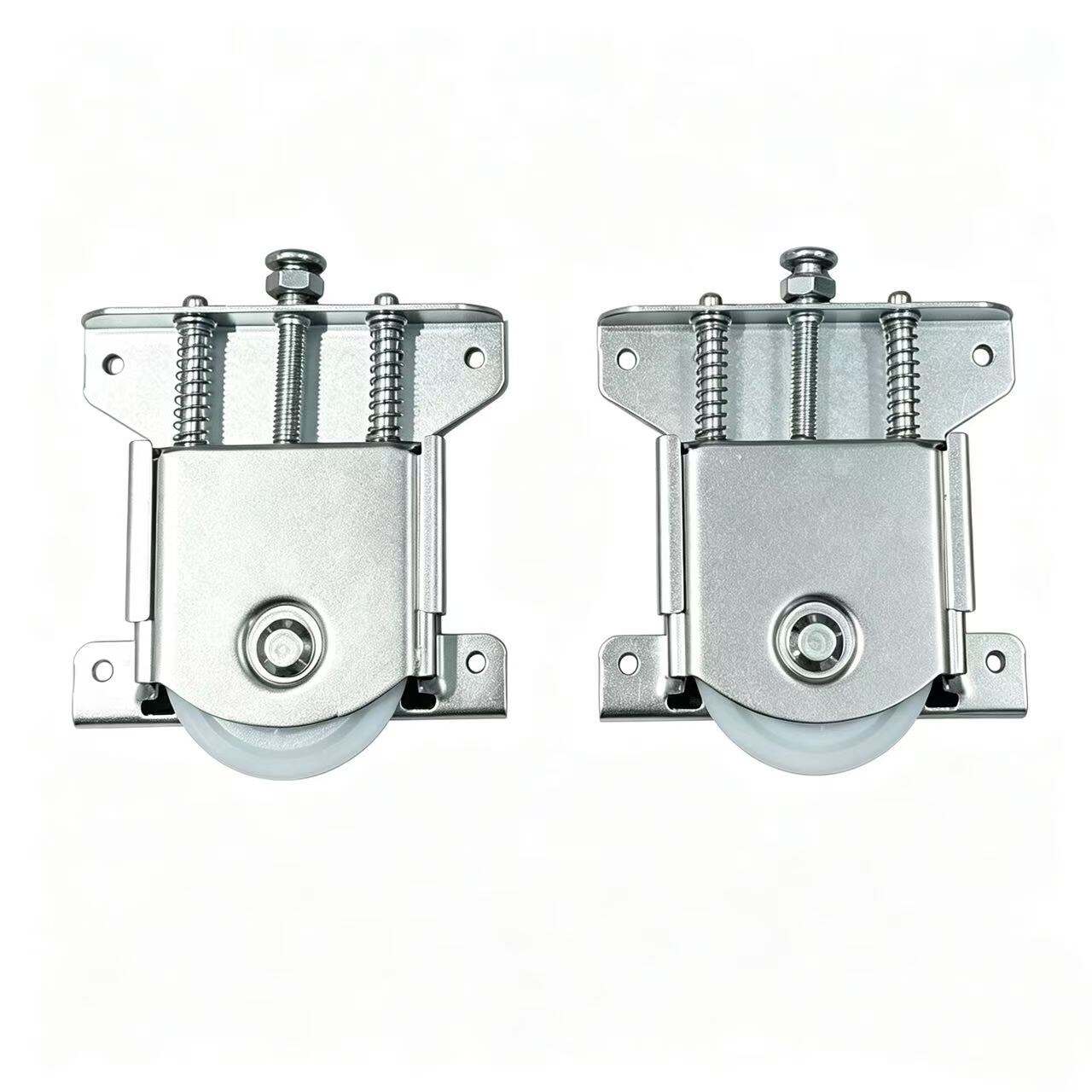 Universal Wardrobe Pulley Set – 48mm Diameter – Top & Bottom Same Wheel – Silver-White Aesthetic – For Door Manufacturers & Traders | TL-WP14