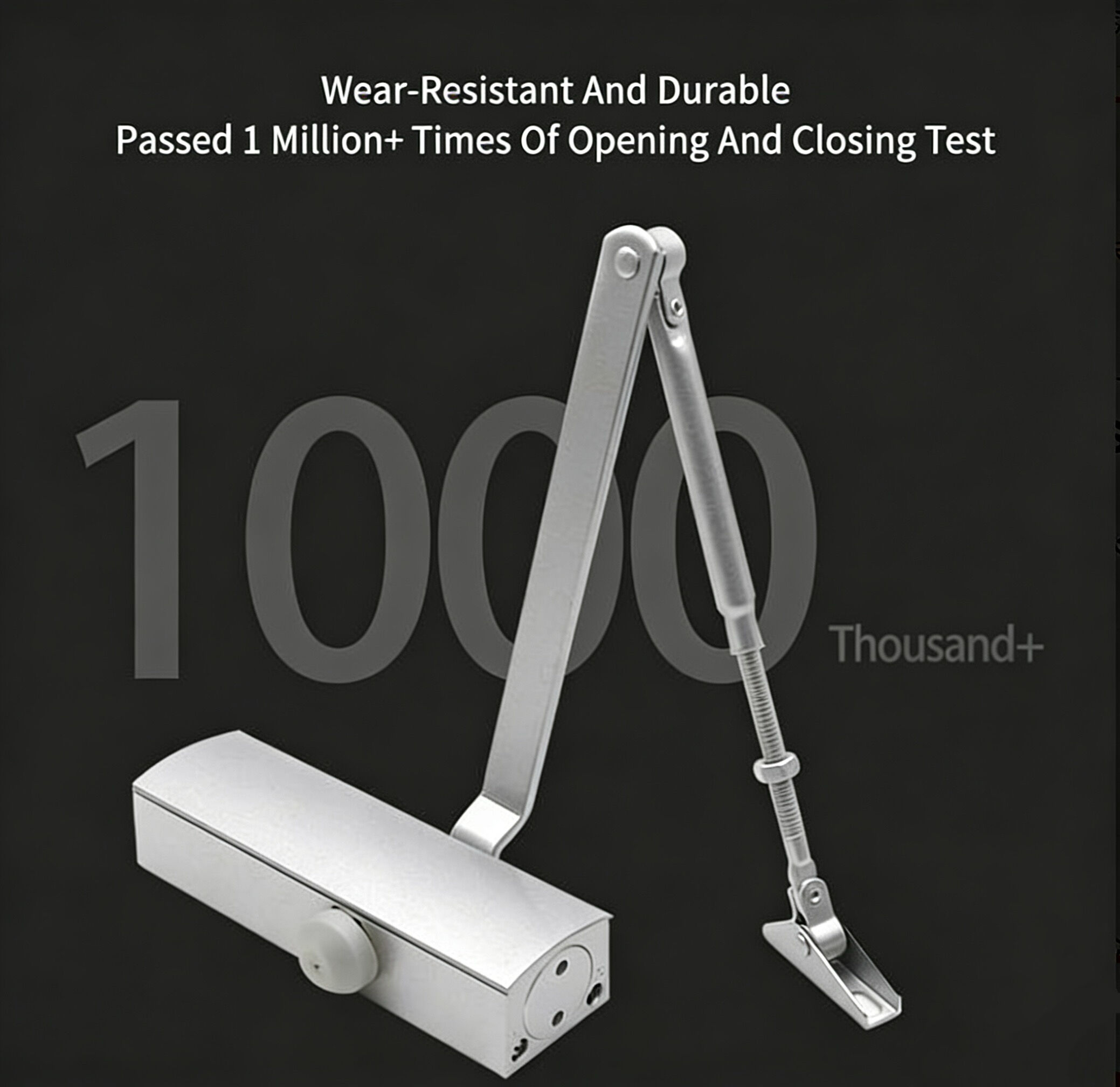 🆕 НОВИНКА: Гідравлічний дверний доводчик THOMEI TL-093 квадратної форми