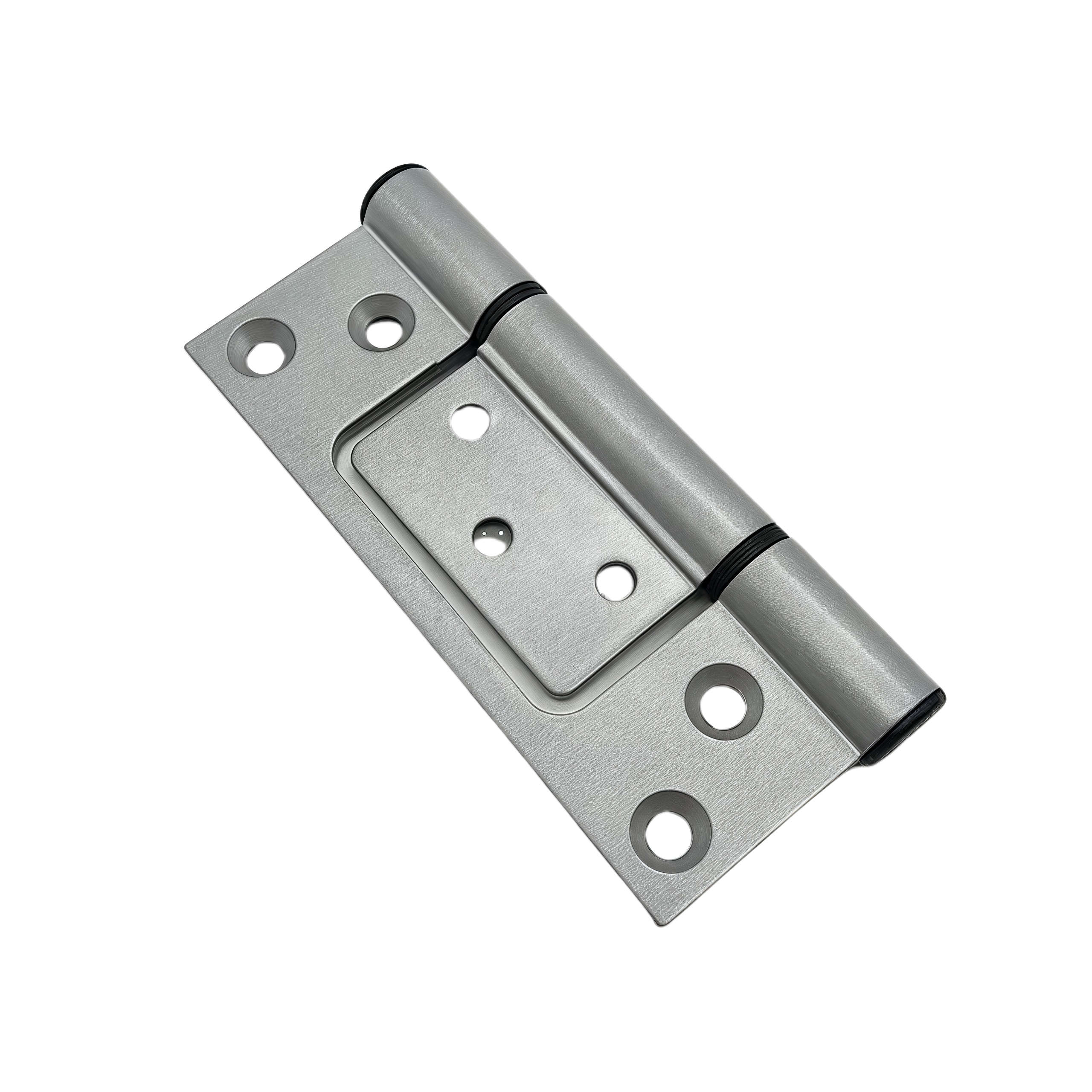 Penyambung Pintu Dalaman Stainless Steel Dengan Bola Beruang Penyambung Pintu Rata 90x32x2mm Dengan LOGO Custom