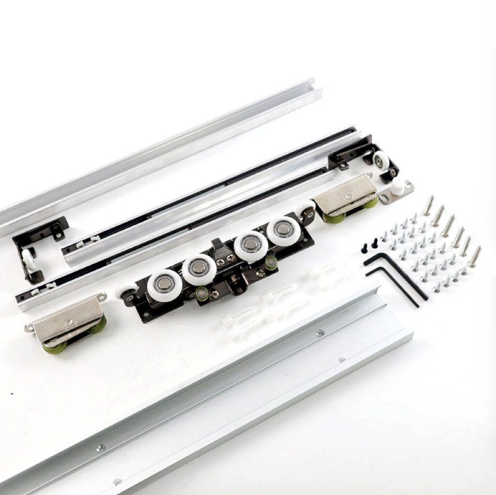 Moderne, holdbare aluminiums dørbeslag – skjulte, sporfrie skyvedørkomponenter for badekammer- og soveromsdører