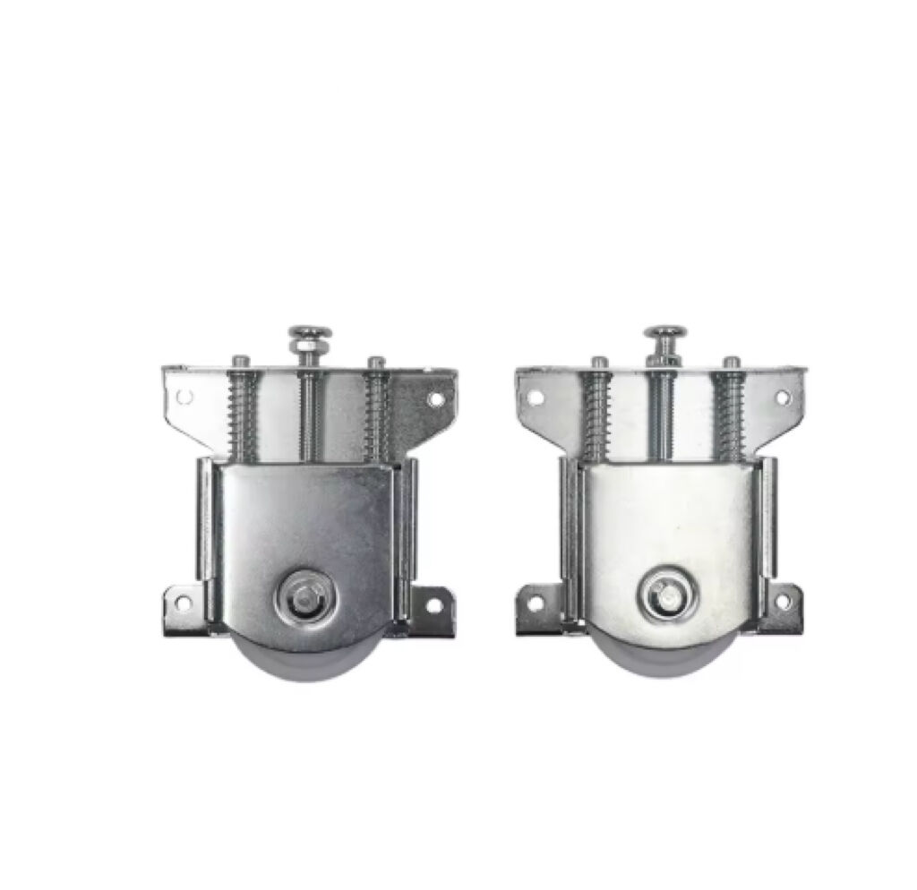 Heavy Duty Sliding Wardrobe Door Rollers - Zinc Alloy Track Wheels for Hotel & Apartment Use