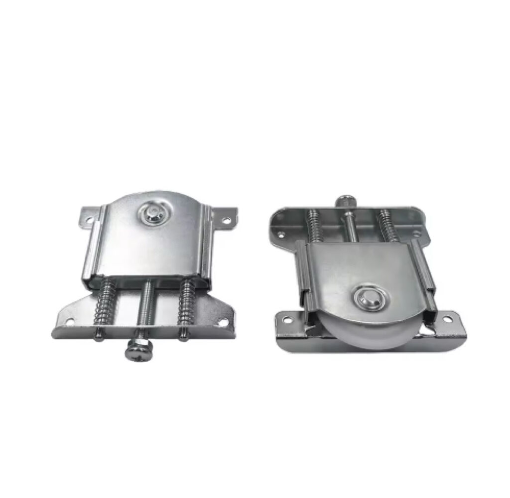 Heavy Duty Sliding Wardrobe Door Rollers - Zinc Alloy Track Wheels for Hotel & Apartment Use