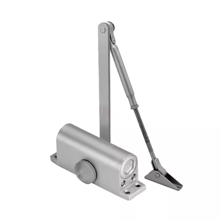 THOMEI Round Shape Modern Door Closer – Adjustable Dual-Speed, 40-65KG Capacity, Aluminum Alloy