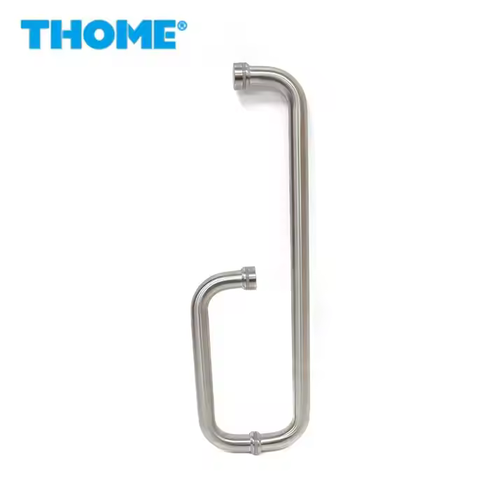 Stainless Steel Asymmetrical Oval Tube Door Handle