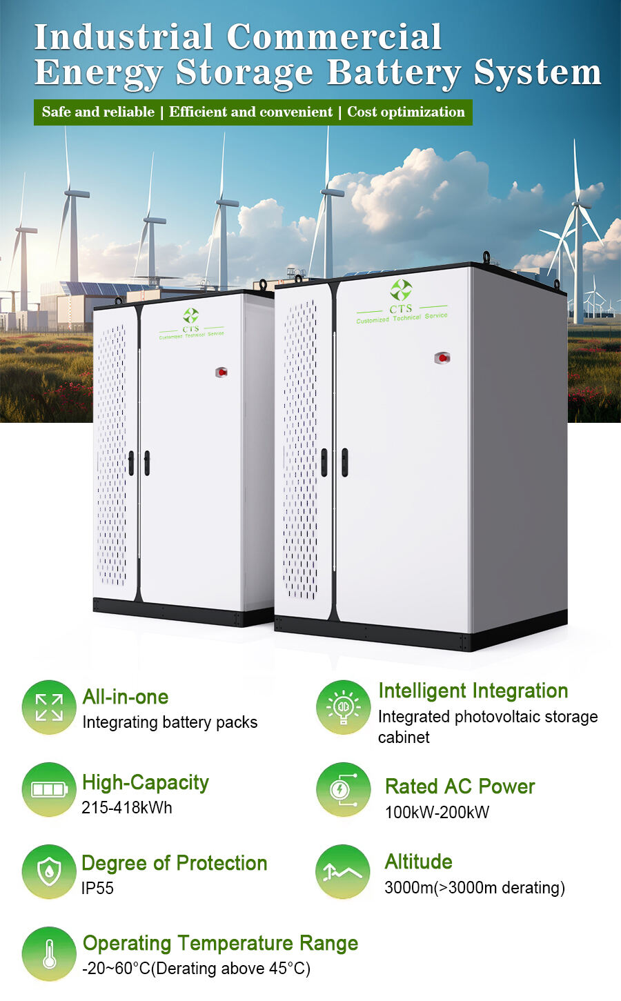 Energy Storage Space for Large Scale Industry
