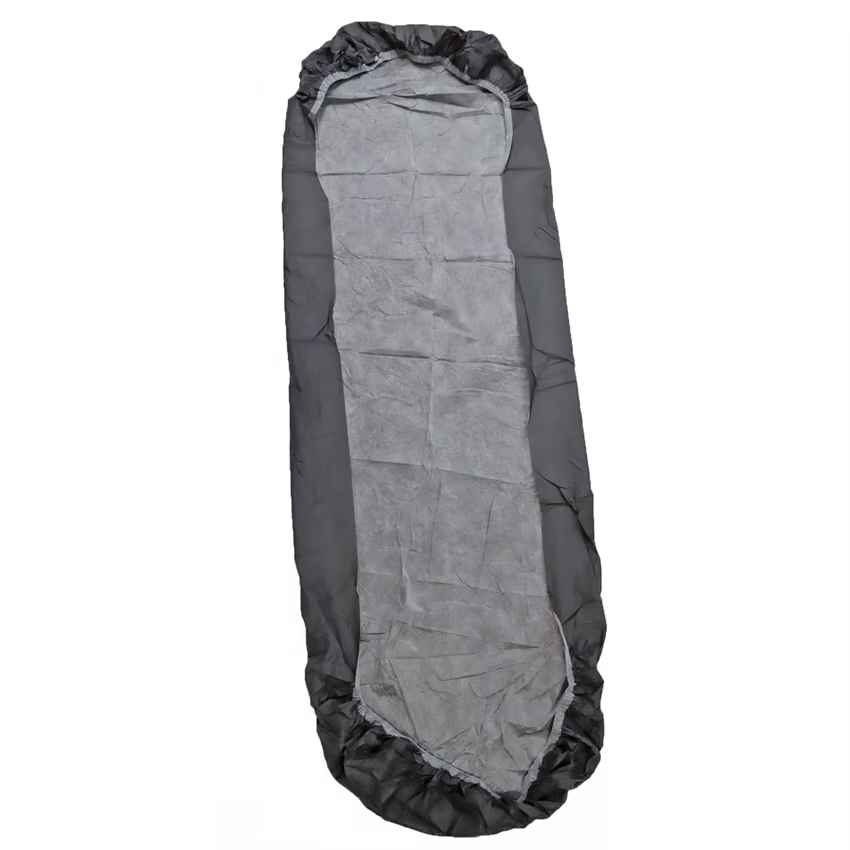 Black Film Disposable Bed Cover With Elastic