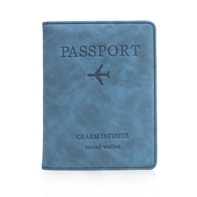 2.Personalize Multi Blocking Travel RFID Wallet Card Holder Cover Leather Passport Holder