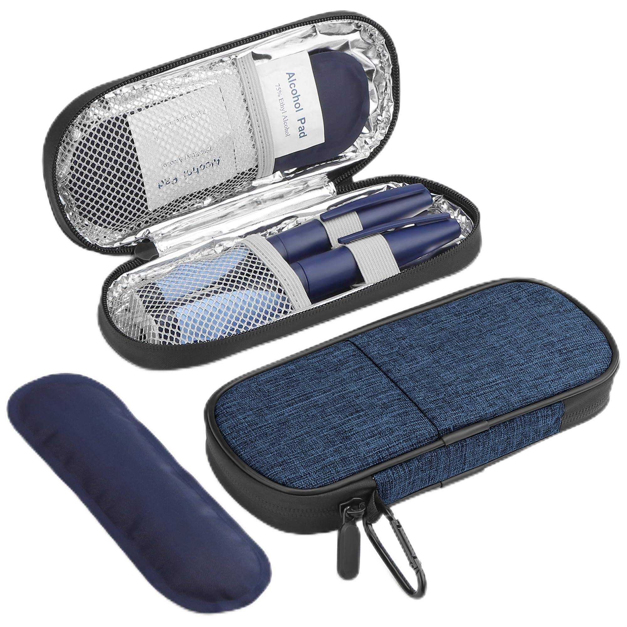 Insulated Insulin Pen Cooler Diabetic Medication Cooling Travel EVA Case Insulin Cooler Bag