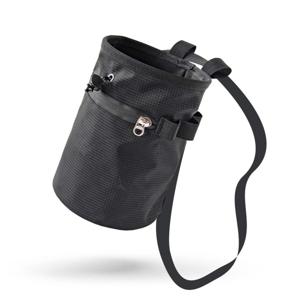 Climbing Chalk Drawstring Bouldering Chalk Bag Bucket with Adjustable Belt