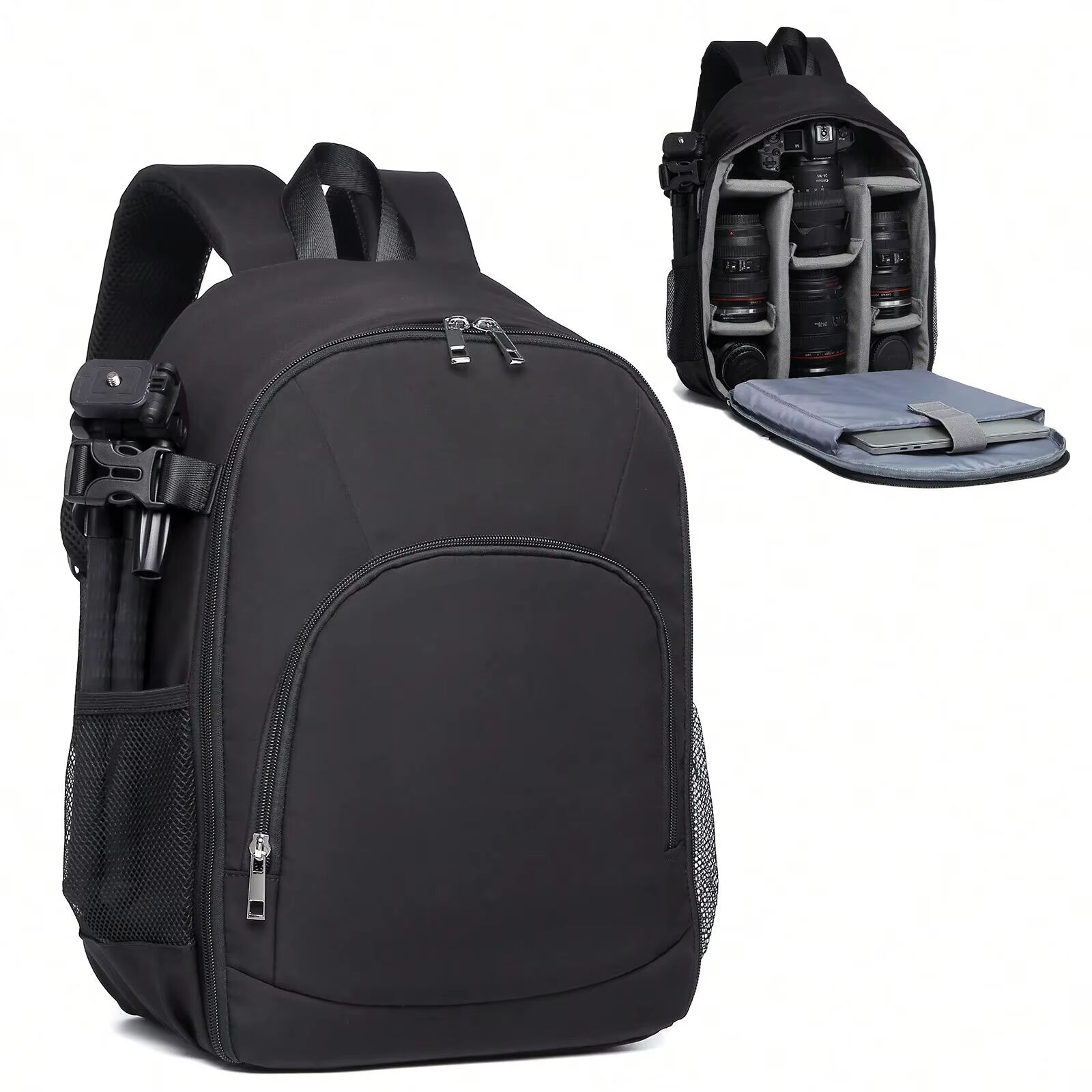 Professional Travel Waterproof Large Capacity Laptop Backpack Camera Bags For Photography