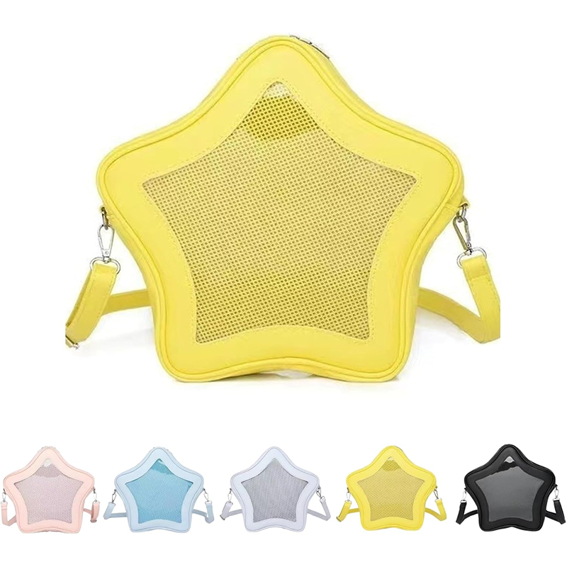 Kawaii Star-Shaped Backpack Girls Ita Shoulder Crossbody Bag