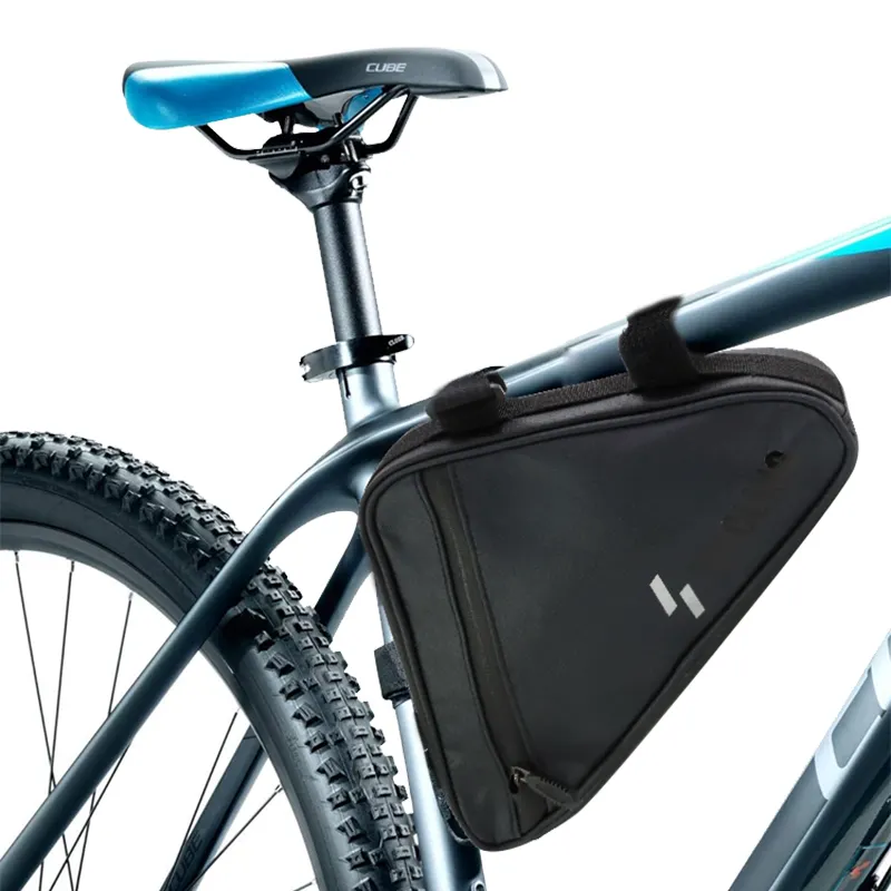 Waterproof Travel Bicycle Saddle Frame Triangle Handlebar Side Bag