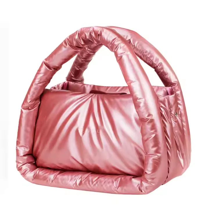 What are the coziest puffy bags for cold weather?