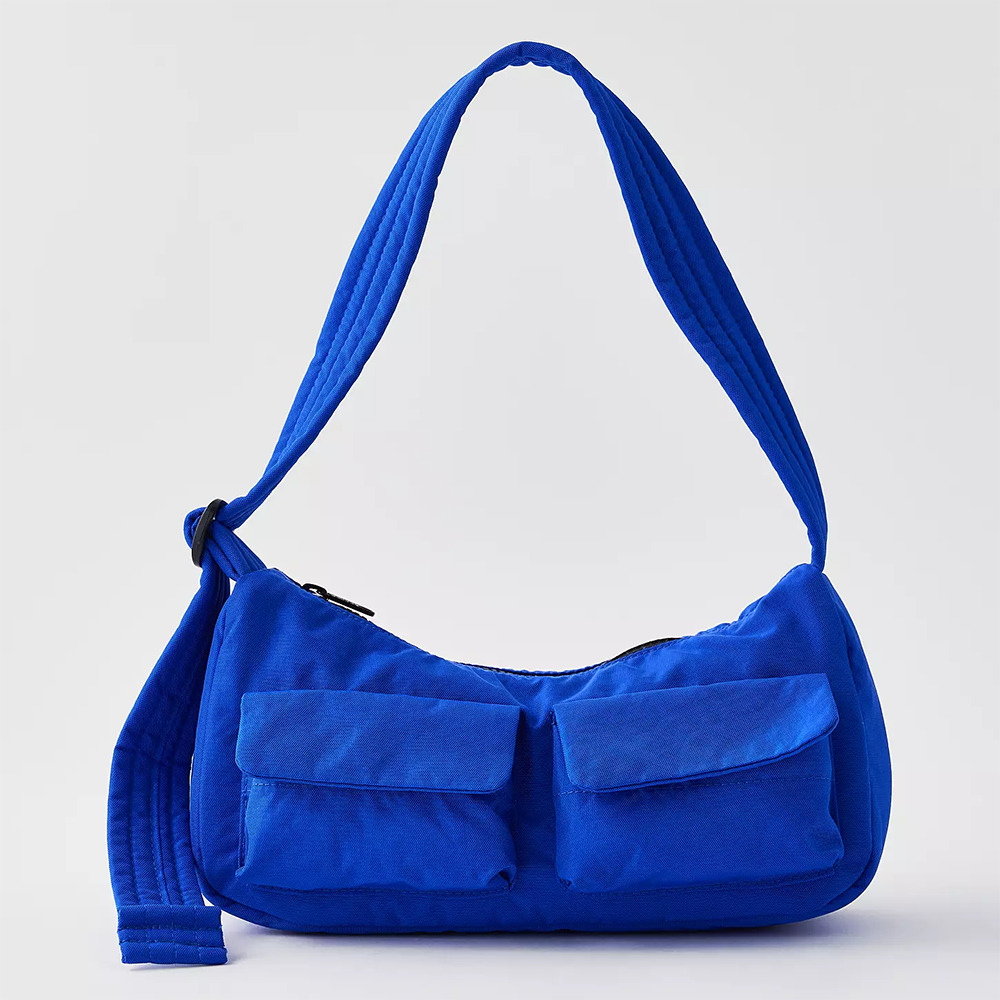 Candy Color Nylon Casual Underarm Shoulder Tote Bag