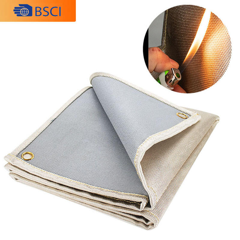 Custom Safety Emergency Silica Welding Fire Retardant Insulation Fiberglass Fireproof Blanket