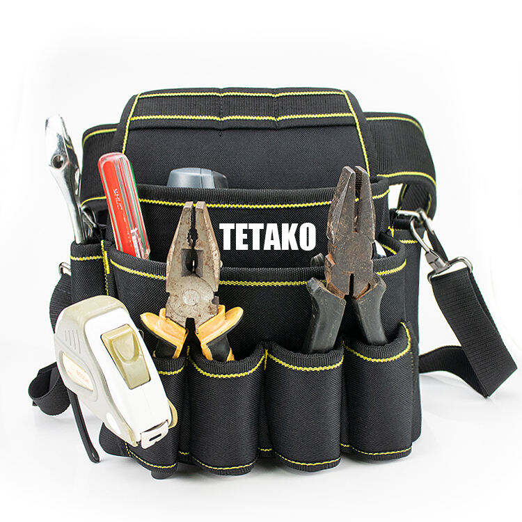 Custom Outdoor Work Heavy Duty Tools Toolkit Belt Waist Pouch Polyester Electrician Tool Bag