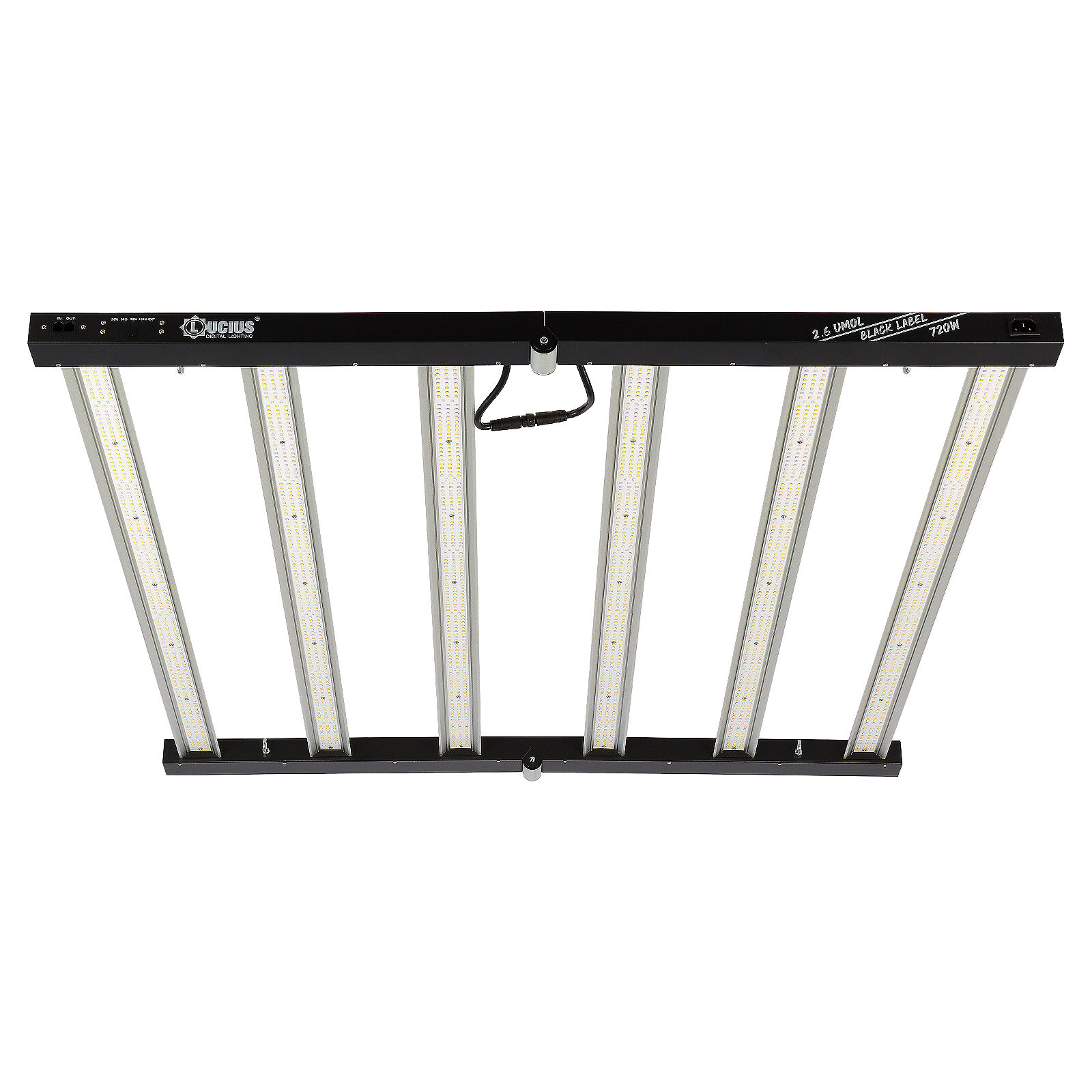 مصباح النمو LED LM 720H EVO من Lucius Black Label بقوة 301 واط مع طيف كامل