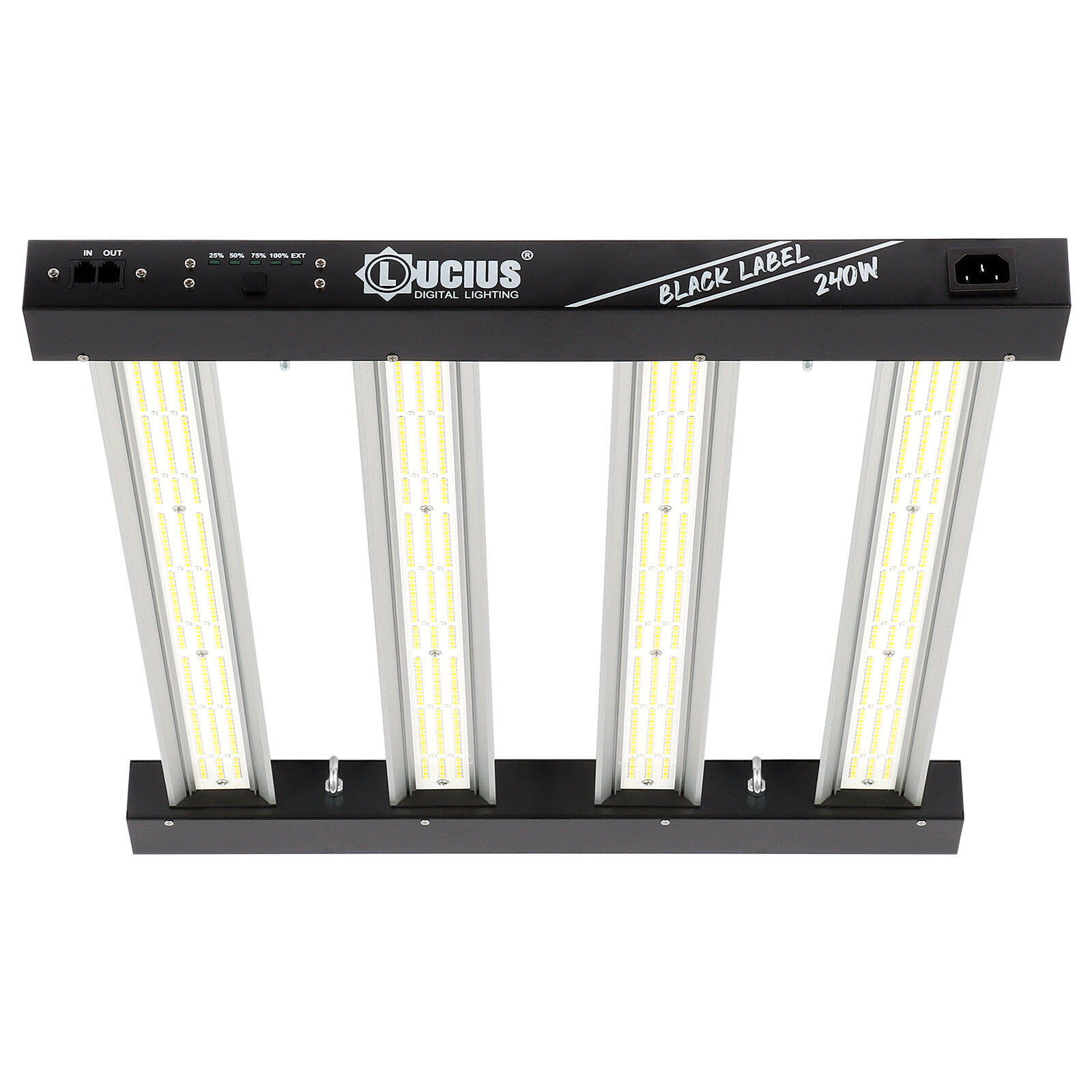 مصباح النمو LED LM 240H EVO من Lucius Black Label بقوة 301 واط مع طيف كامل