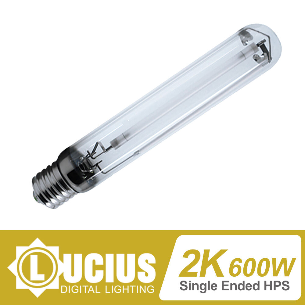 Lampa HPS z pojedynczą końcówką o mocy 600 W