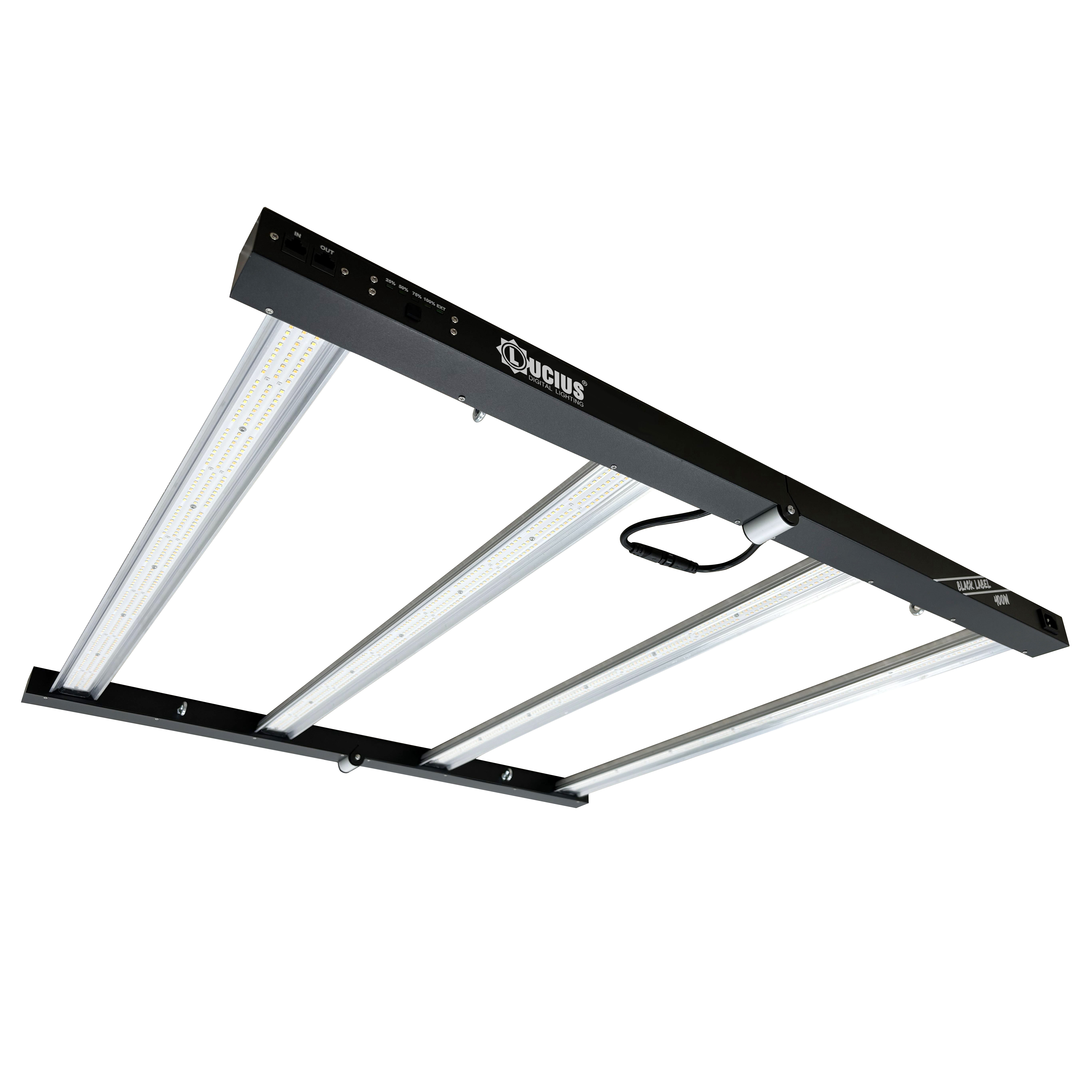 Lucius 4 Black Label 400W LM 301H EVO LED Grow Light 