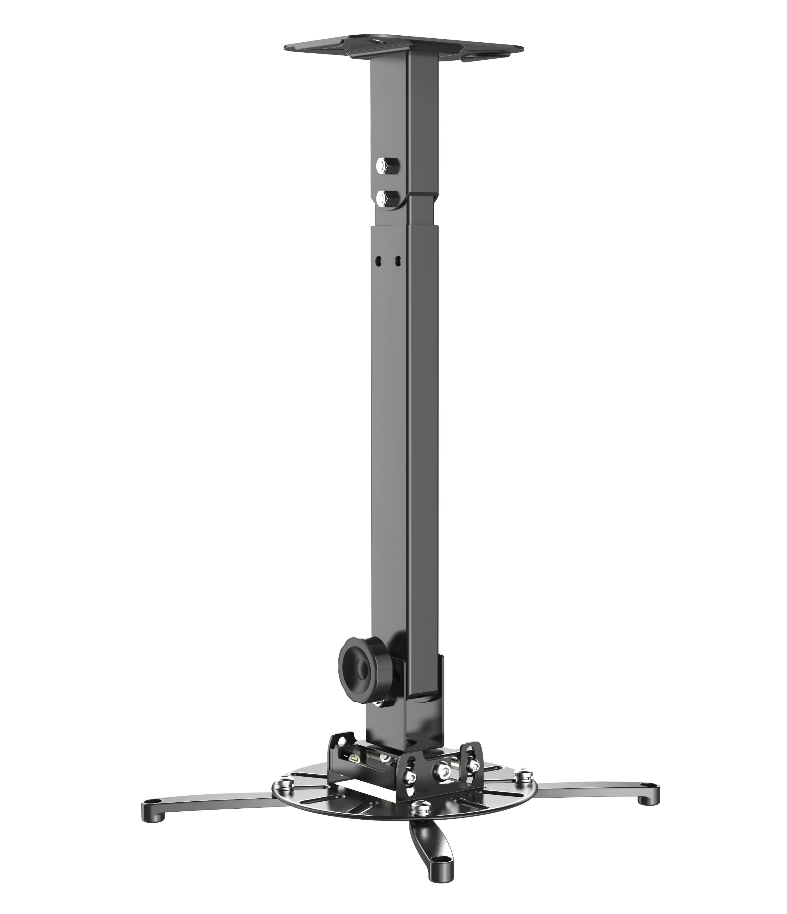 Support plafond pour projecteur réglable pour domicile et bureau, charge 15 kg – V-MOUNTS VM-PR15
