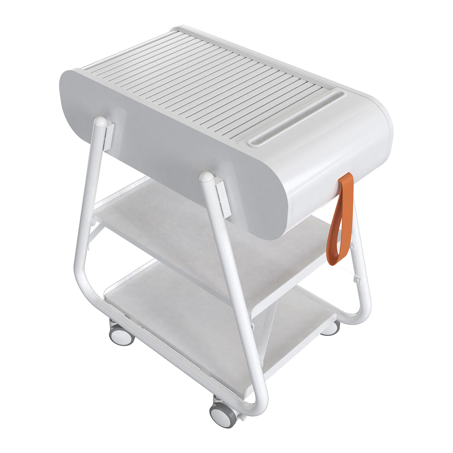 Mobile Storage Shelves with 3 Layers and Pull Door – V-MOUNTS VM-FDM001