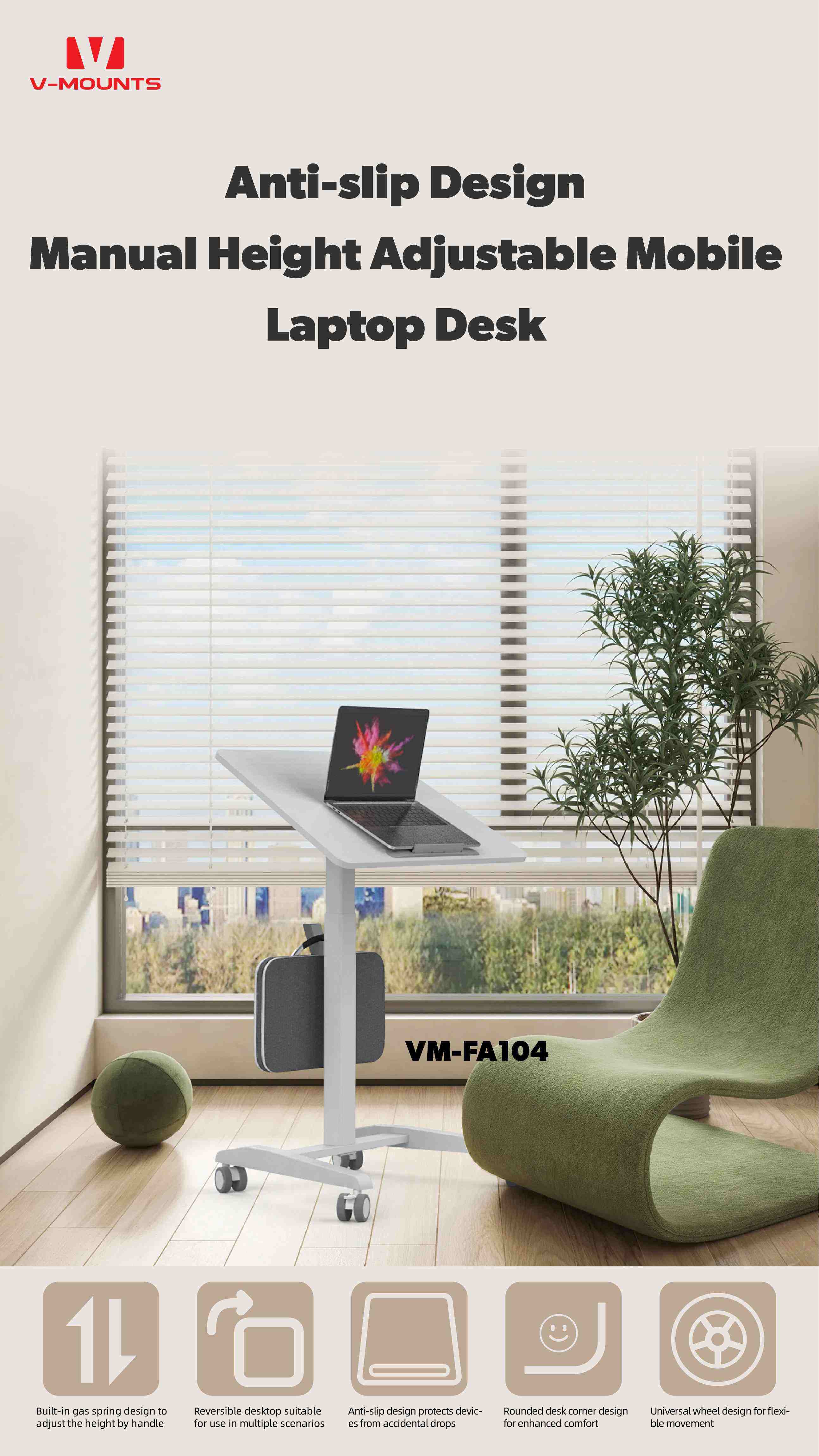 V-MOUNTS Podstawki Laptopowe FA104