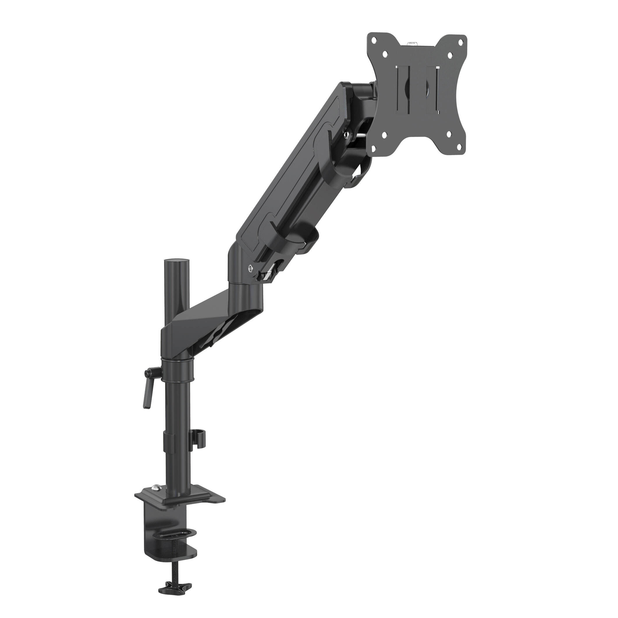 Gasfeder-einstellbarer Monitorarm zur Tischbefestigung für 15-32 Zoll große Bildschirme – V-MOUNTS VM-GE512YD