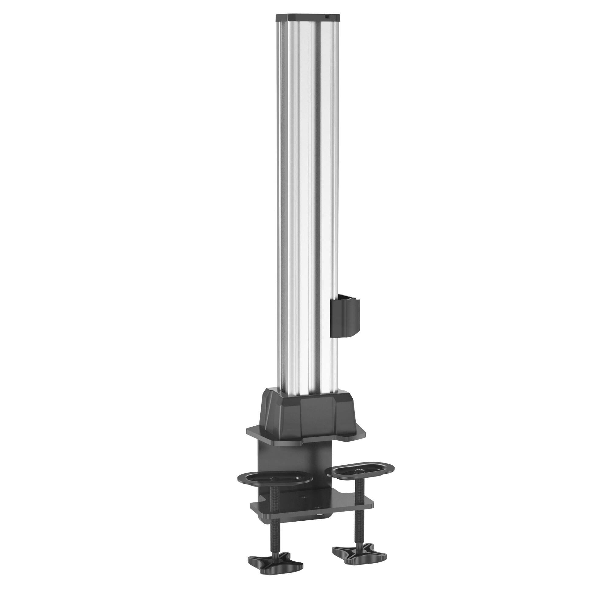 Columna de Aluminio para Montaje de Monitor con Pinza para Escritorio y Gancho para Cables – V-MOUNTS VM-OMA01