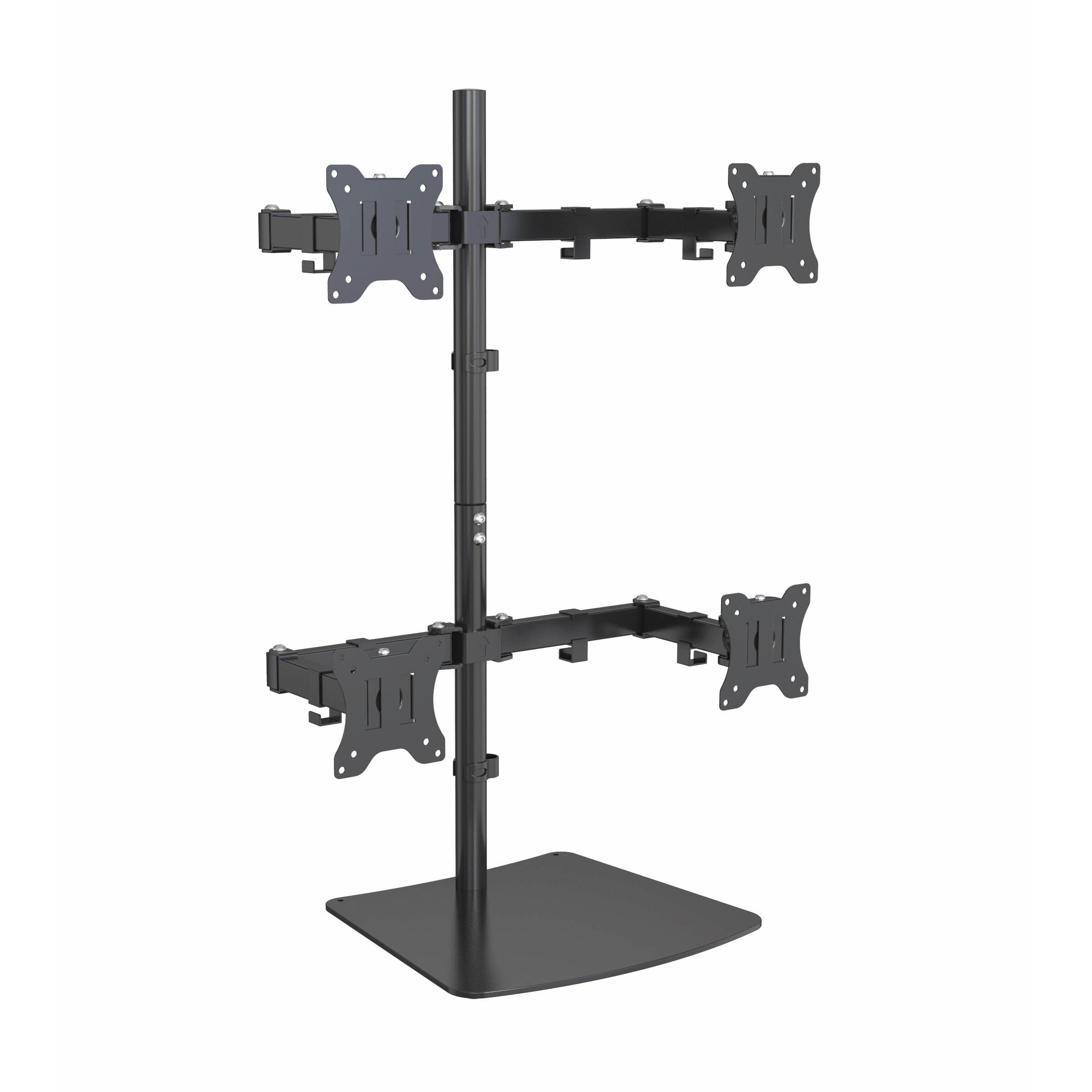 Height Adjustable Freestanding 4-Monitor Stand V-MOUNTS VM-D58S ...