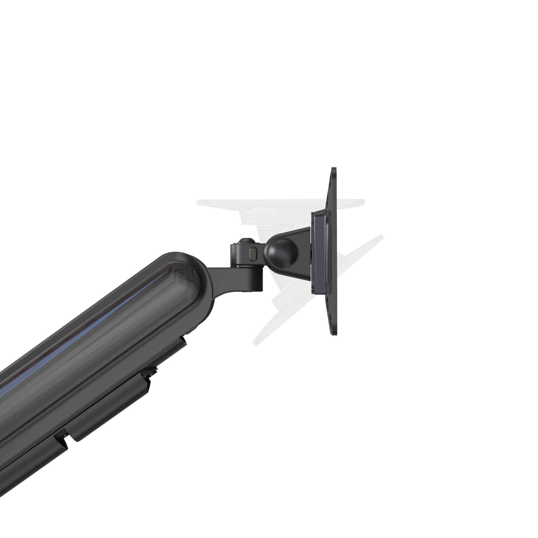 Single Arm Monitor Mount Gas Spring Adjustable for 13-35