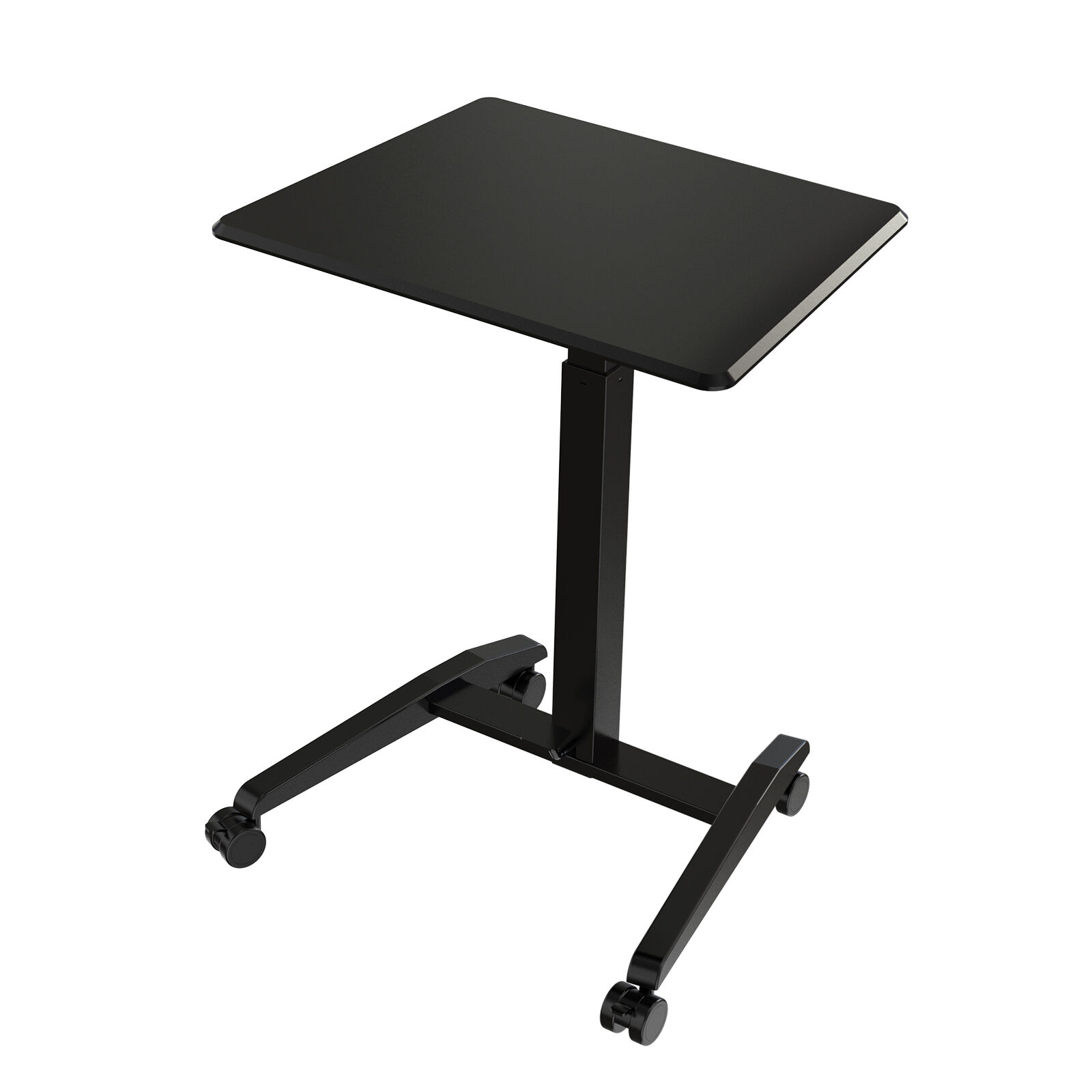 Modern Height Adjustable Standing Desk with Foot Pedal & Lockable ...