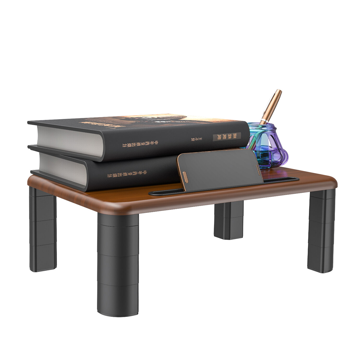 Tripp Lite Monitor Riser Stand - Adjustable Desk Organizer For Screens & Printers (MR1612)