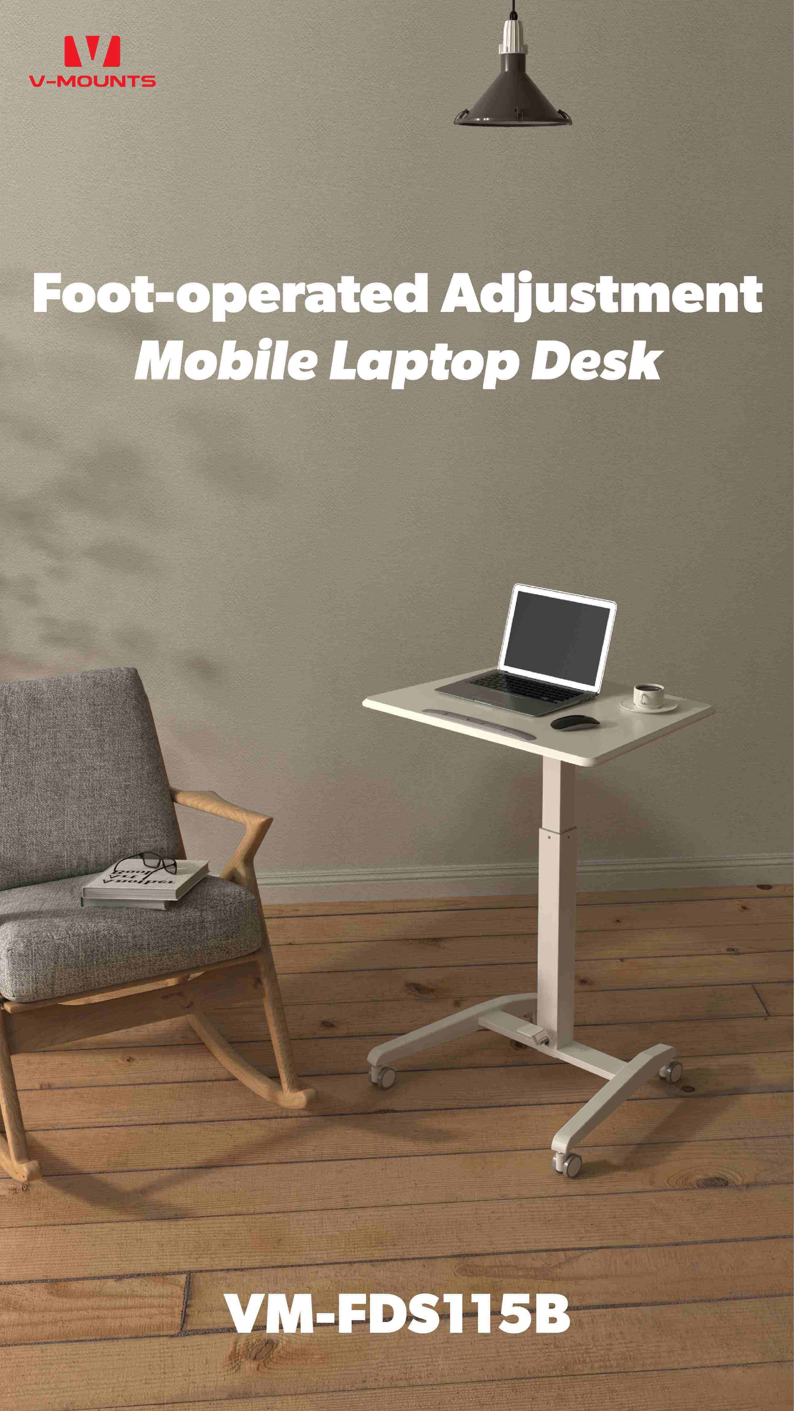 V-MOUNTS Mobile Laptop Desks FDS115B
