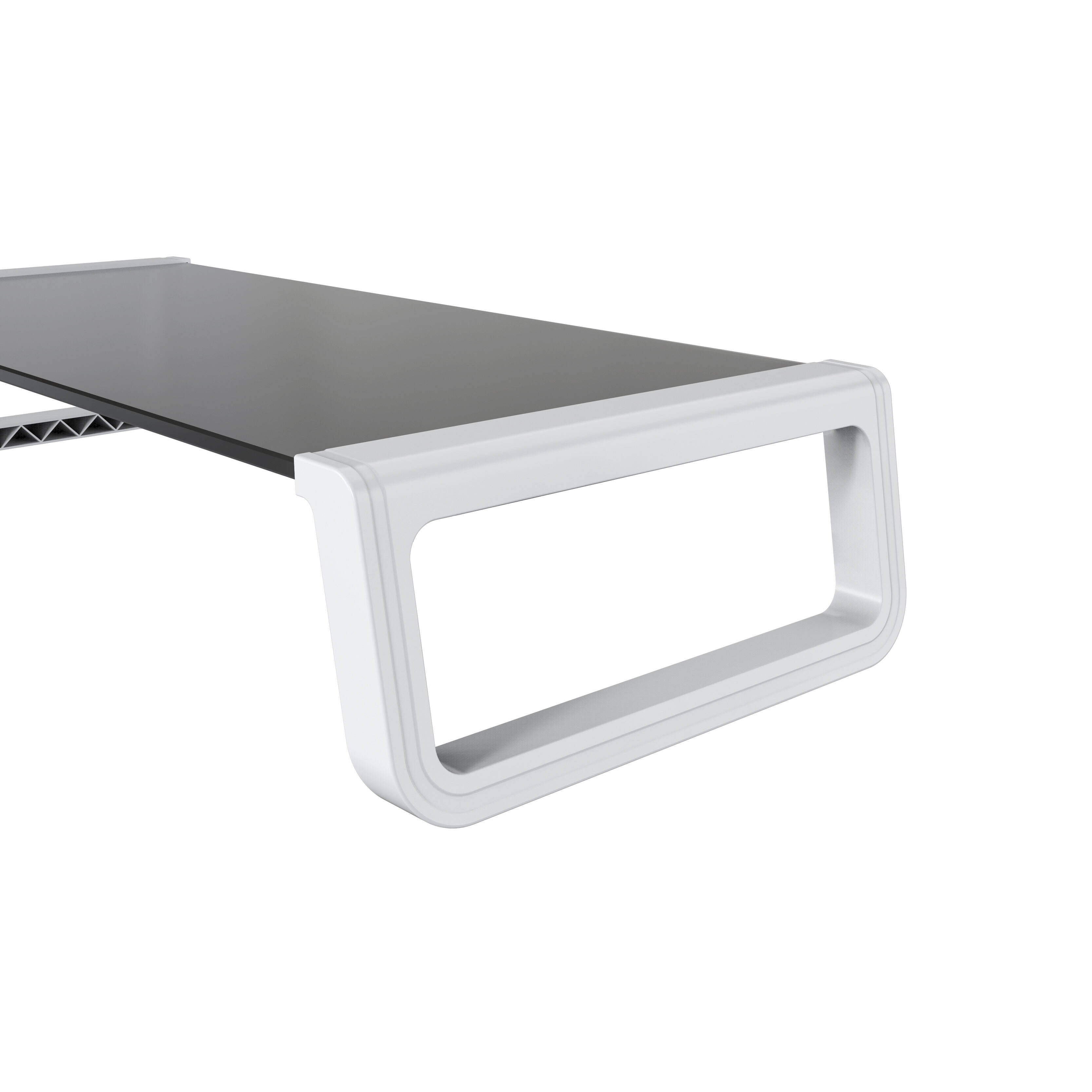 Ergonomic Monitor Riser Stand with Keyboard Storage – V-MOUNTS VM-MR09C ...