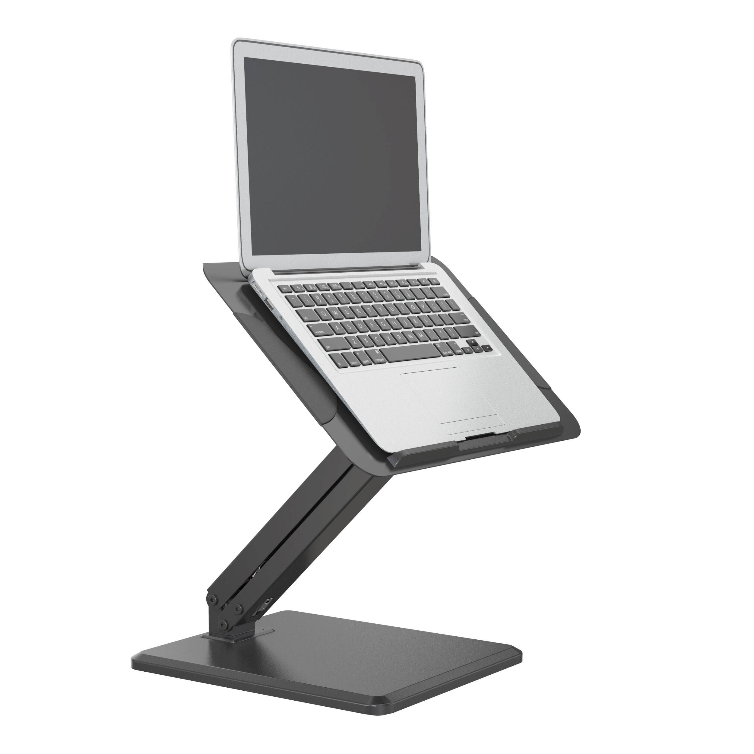 Ergonomic Adjustable Laptop Stand with Gas Spring – Foldable Desktop ...