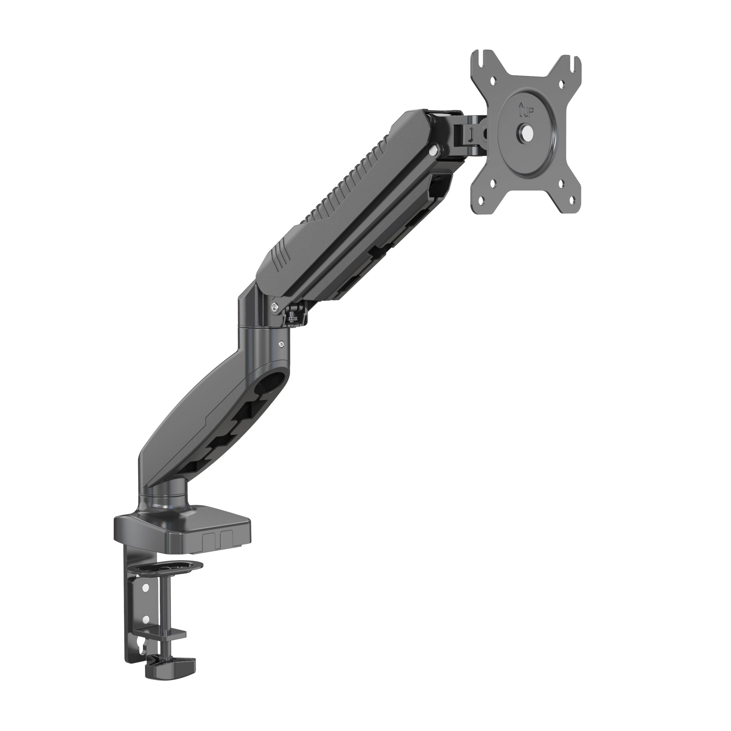 高さ調整可能なガススプリングモニターアーム V-MOUNTS VM-DA101
