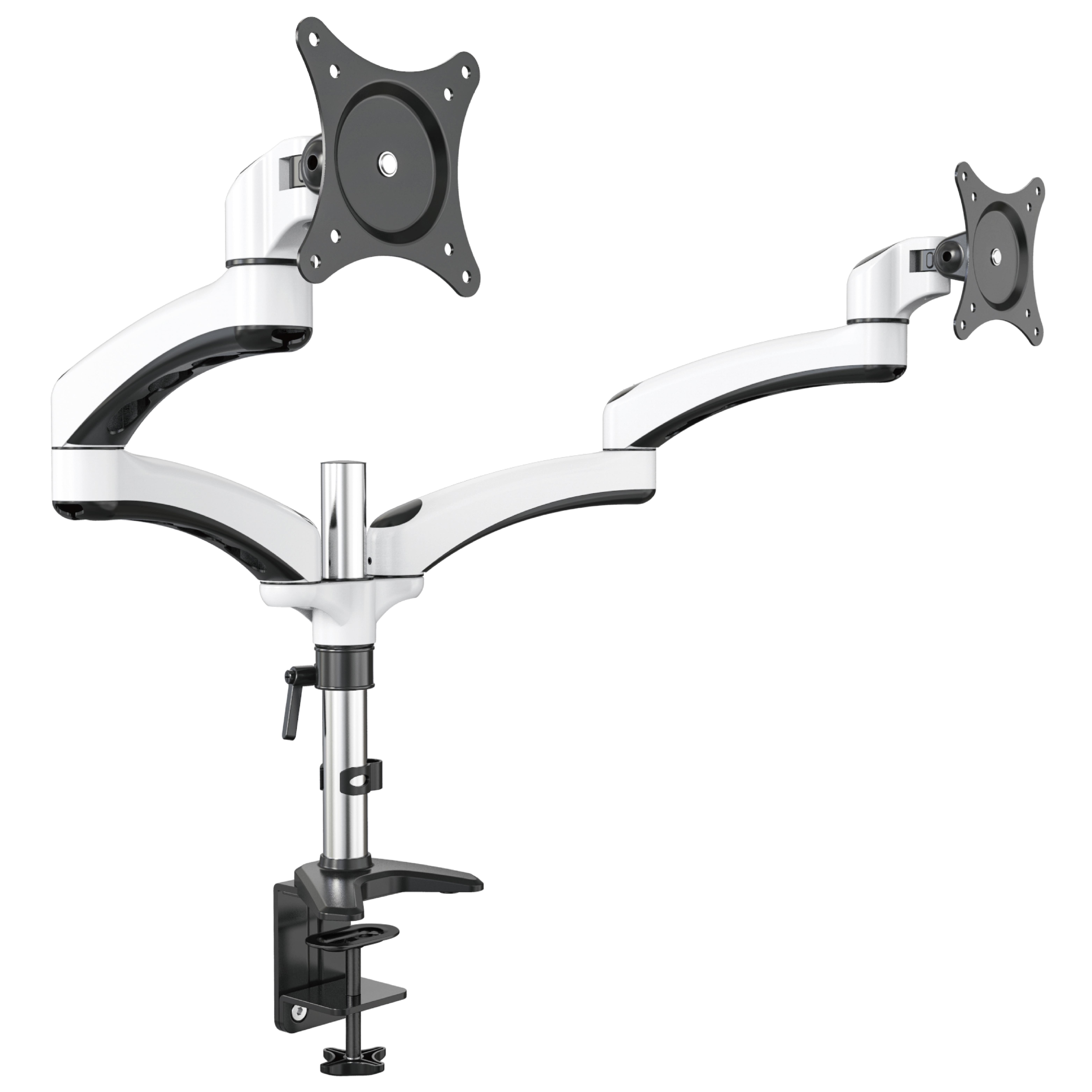 Aluminum Full Motion Dual Arms Monitor Mount V-MOUNTS VM-FE124D