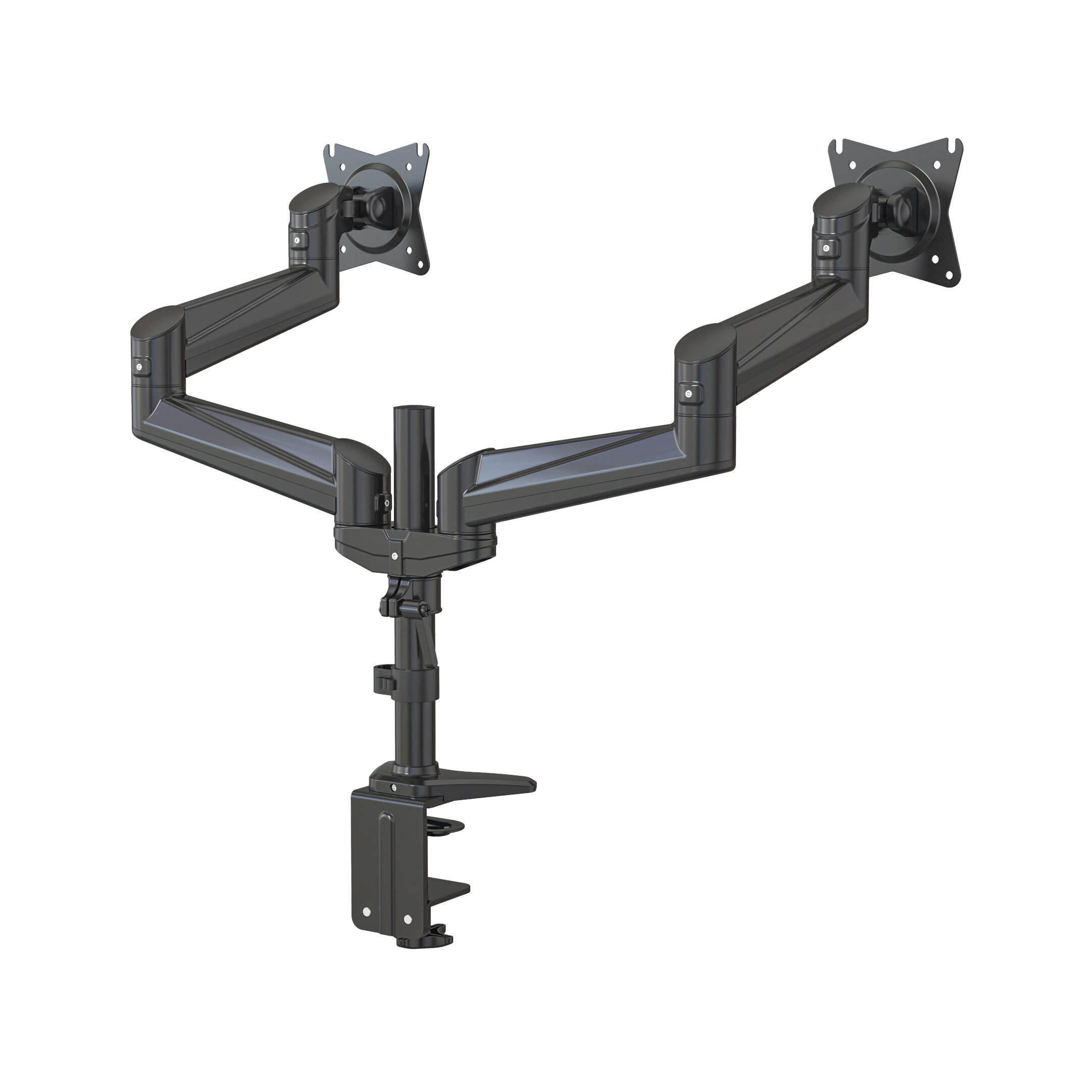 Adjustable Articulating Dual Monitor Desk Mount for up to 32