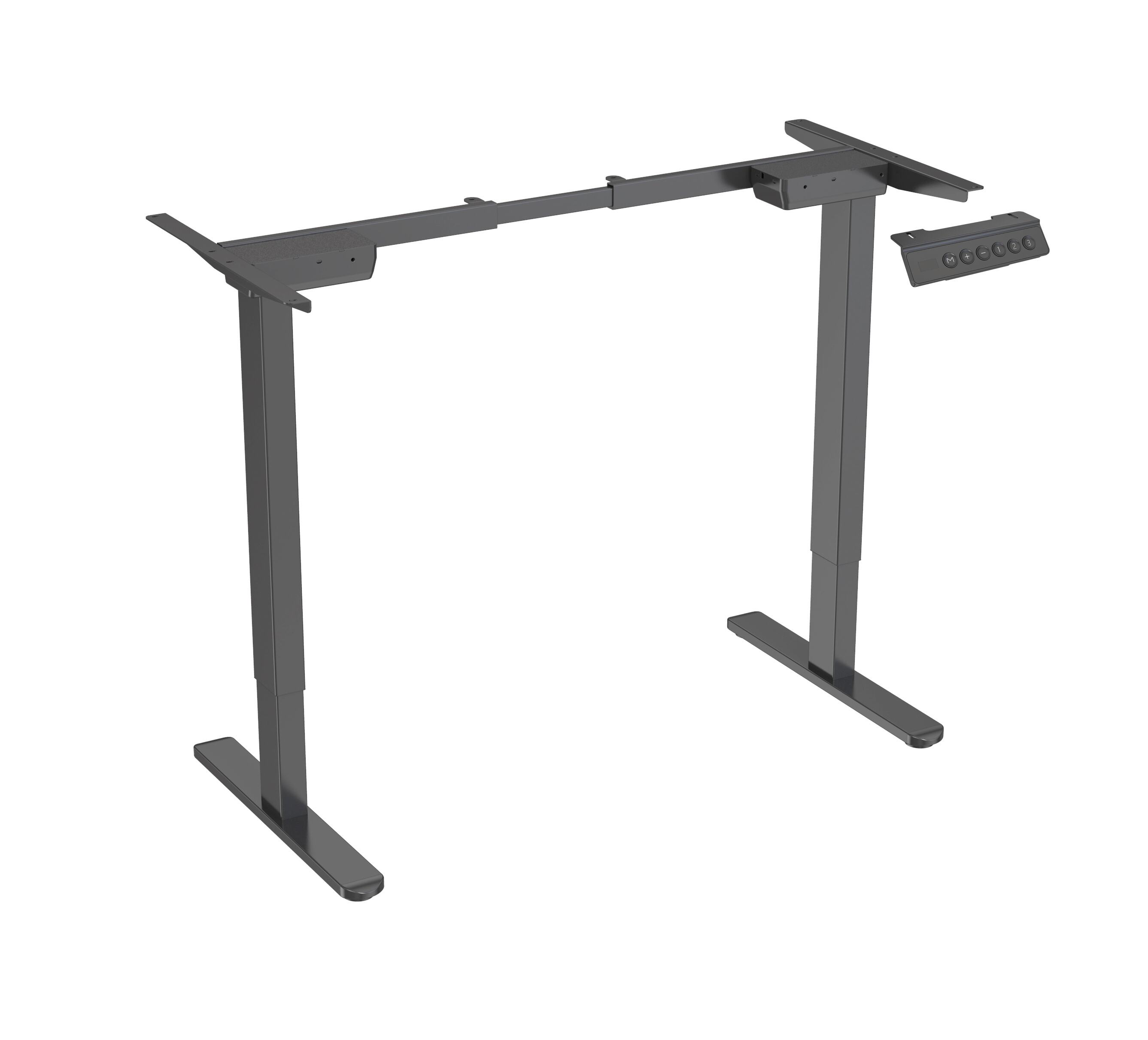 Telaio per Scrivania Elettrico con Doppio Motore Regolabile in Altezza – Gambe Rettangolari a 2 Stadi | V-MOUNTS JSD2-02