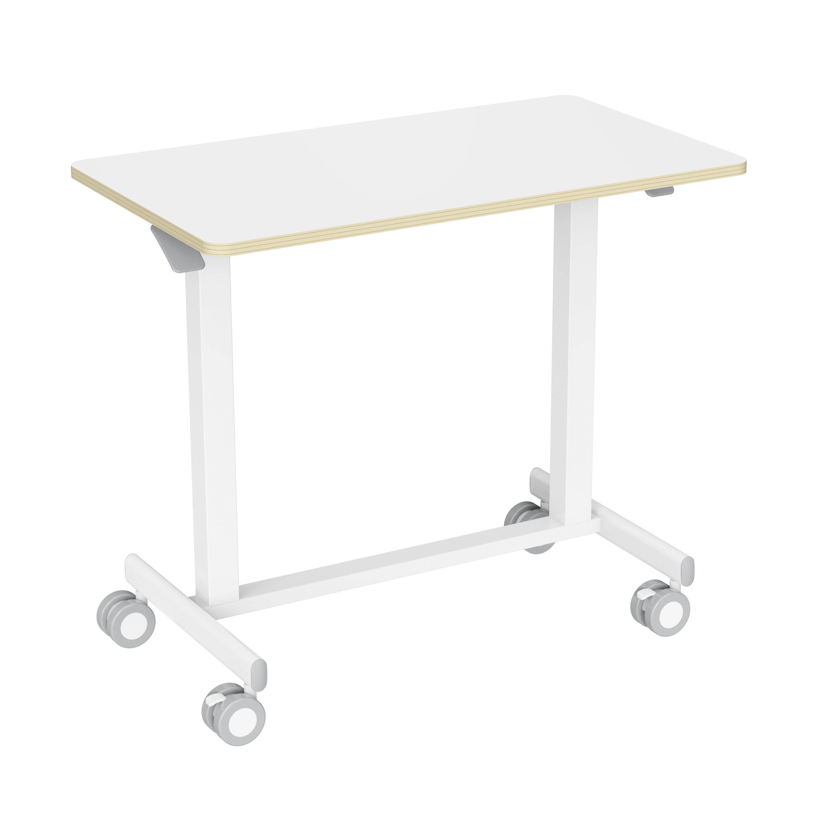 Mobile Laptop Desk Adjusdesk Height Rolling Workstation – V-MOUNTS VM-FC101