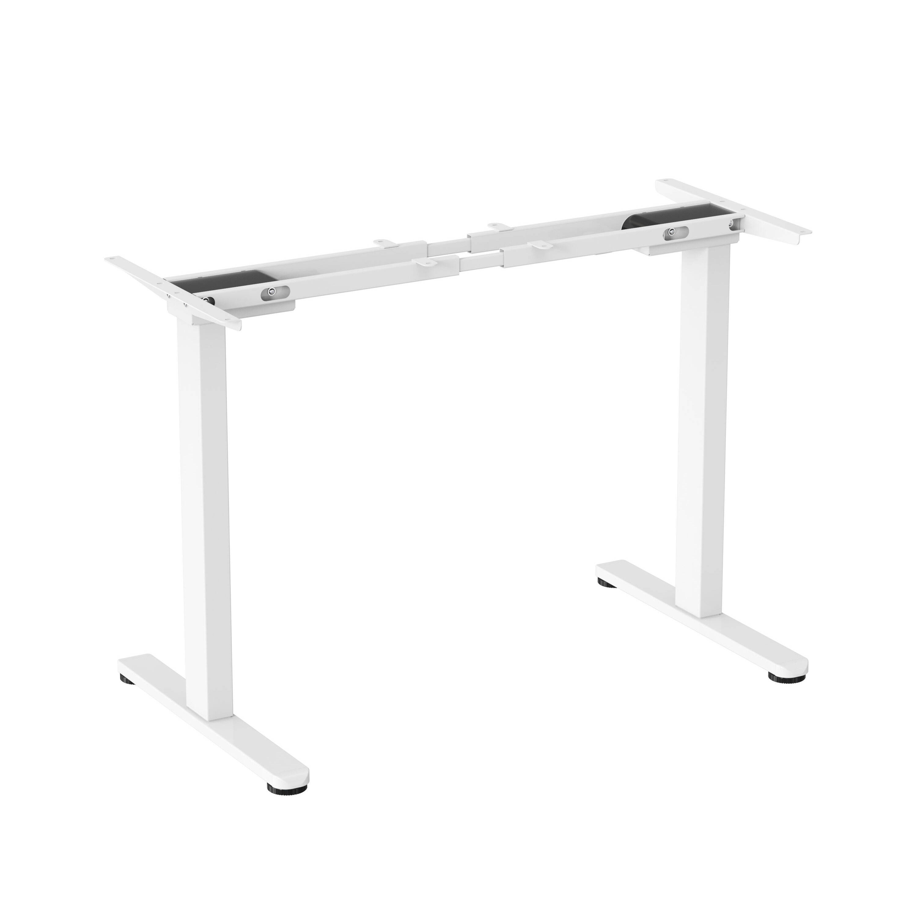Tempered Glass Dual Motor Height Adjustable Standing Desk – V-MOUNTS JSD2BM-02-G1
