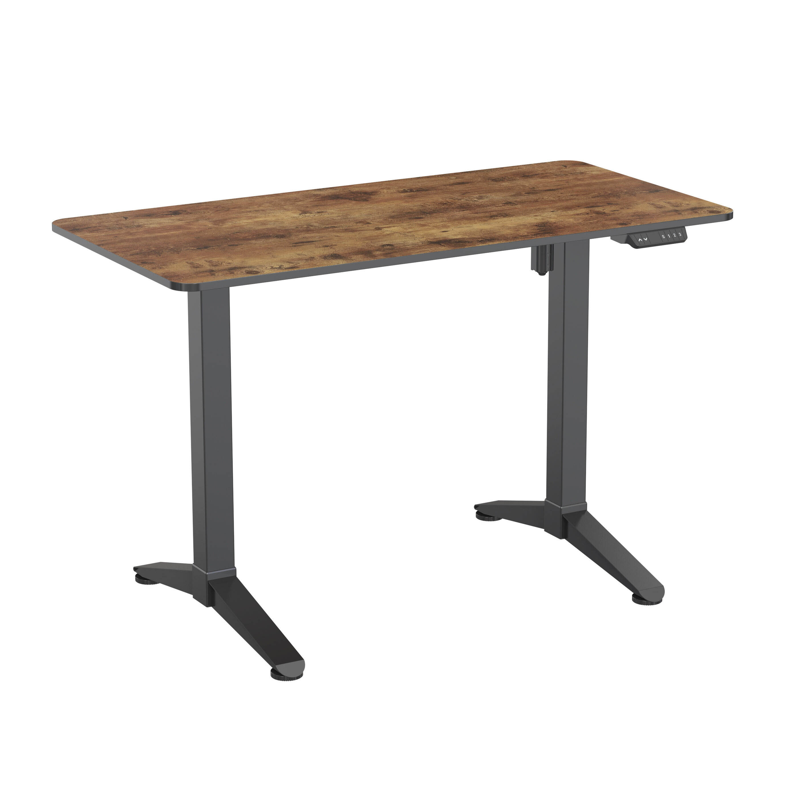 Electric Height Adjustable Office Desk, 6-Key Control, Single Motor – V-MOUNTS JSD5-01-1P2-Z