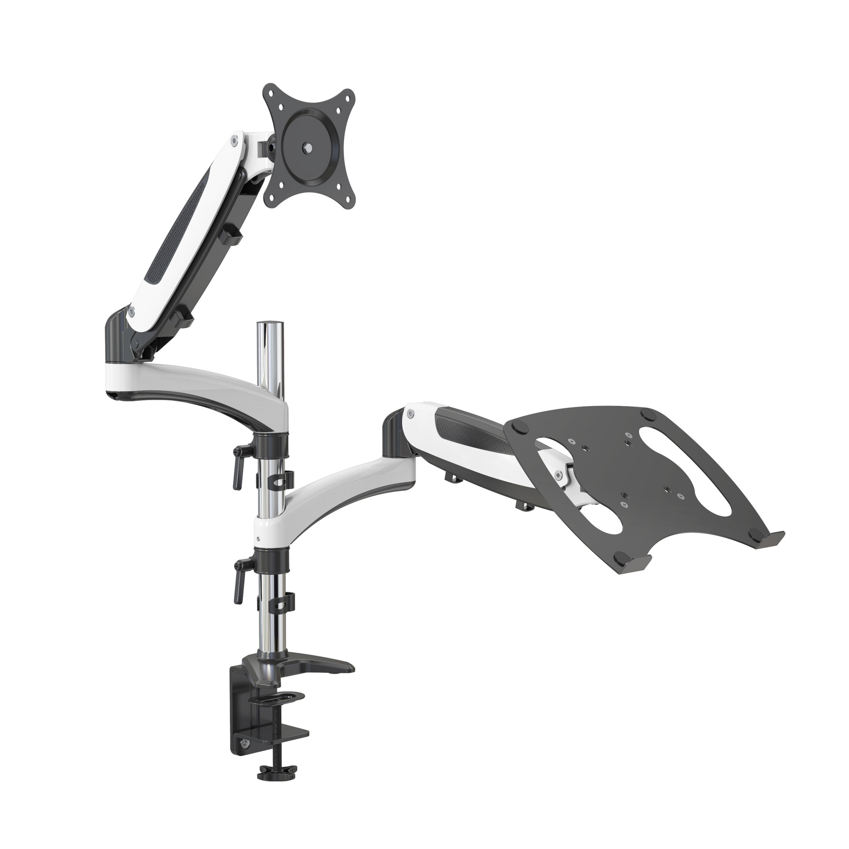 Gas Spring Adjustable Monitor Arm Desk Mount – V-MOUNTS VM-LH08 | Gas ...