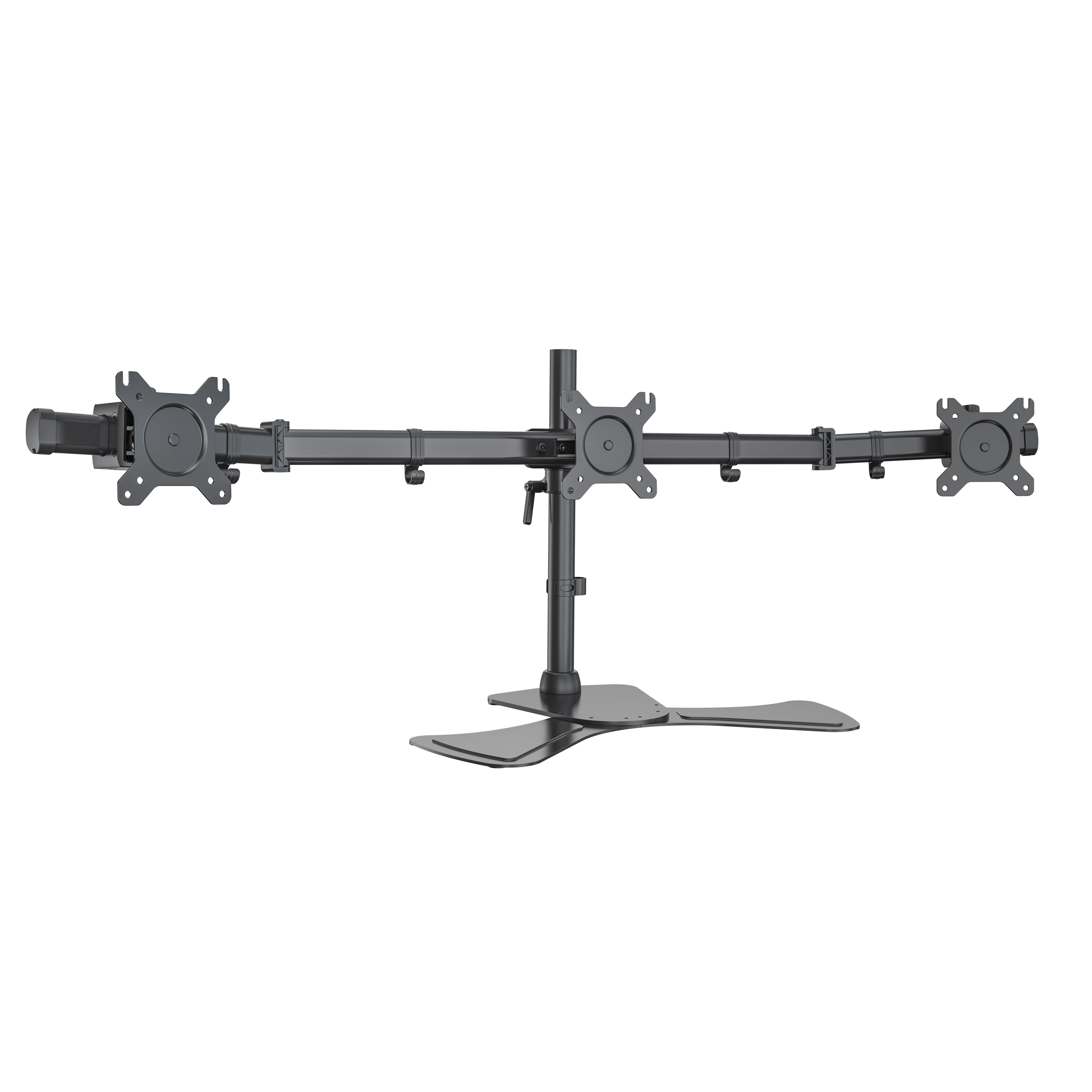 Soporte Triple Autoportante Ajustable para tres pantallas, compatible con pantallas de 15''-24'' – V-MOUNTS VM-MP330SL